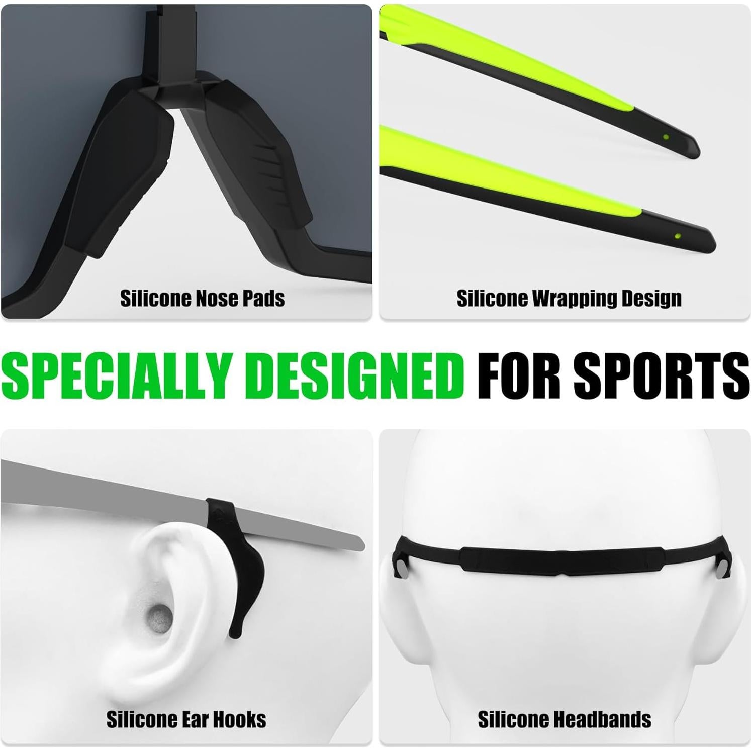 Gafas de Sol X-TIGER Polarizadas 5 Lentes Intercambiables