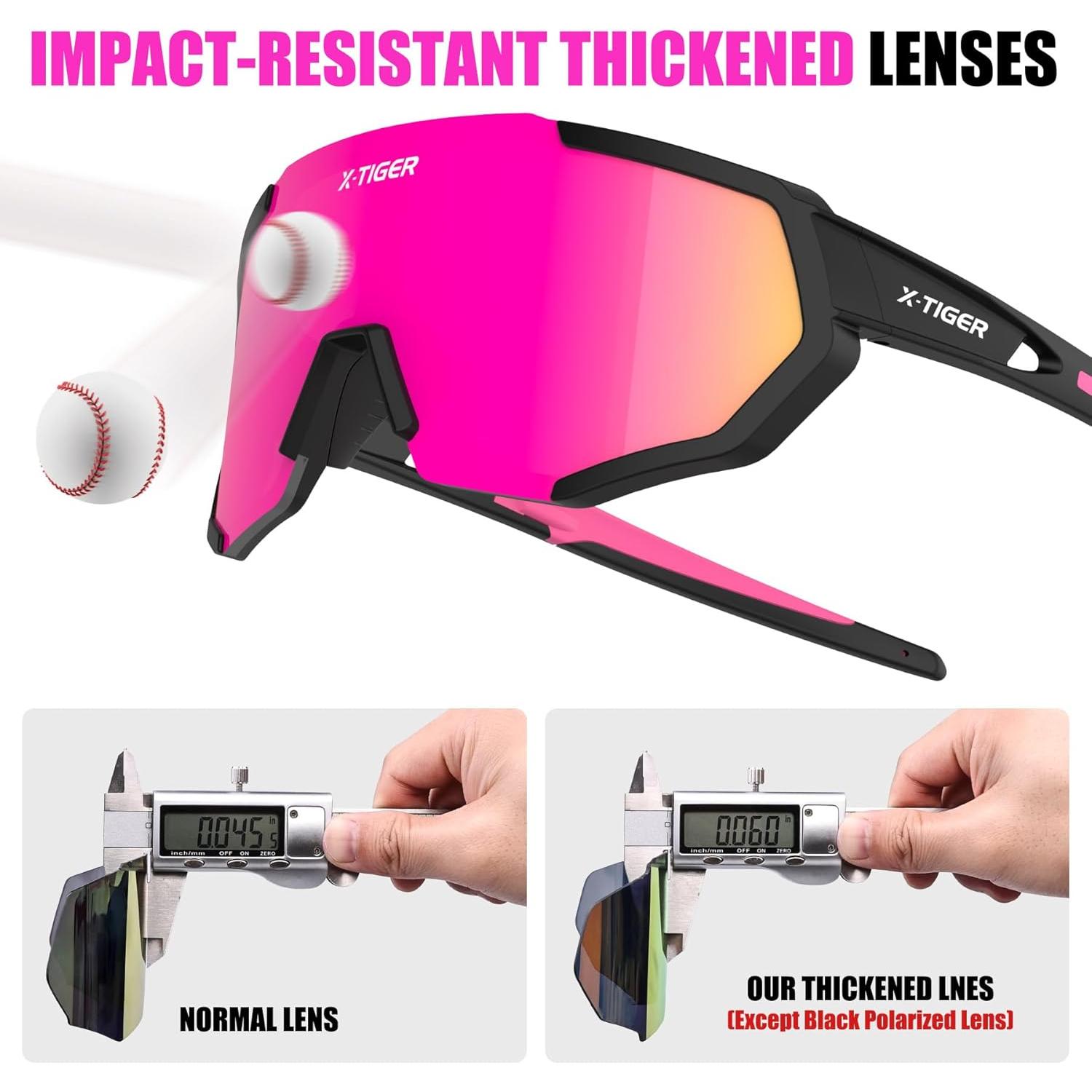 Gafas de Sol X-TIGER Polarizadas 5 Lentes Intercambiables