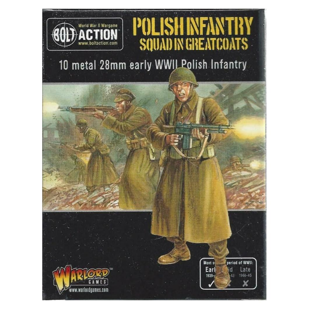 Miniaturas de Infantería Polaca 28mm Bolt Action WGB-PI-04