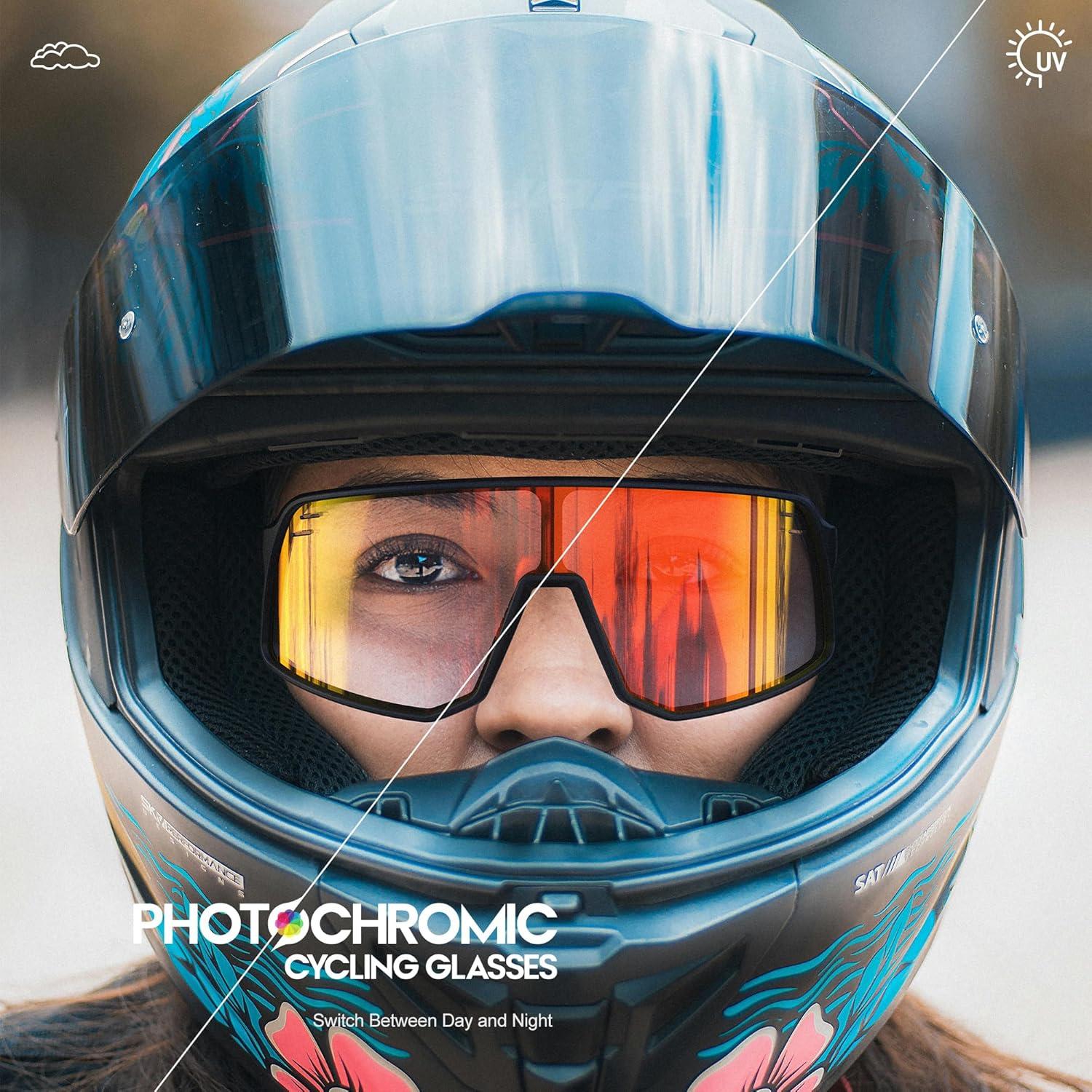 Gafas Fotoquímicas UV400 YOZISS para Ciclismo y Deportes