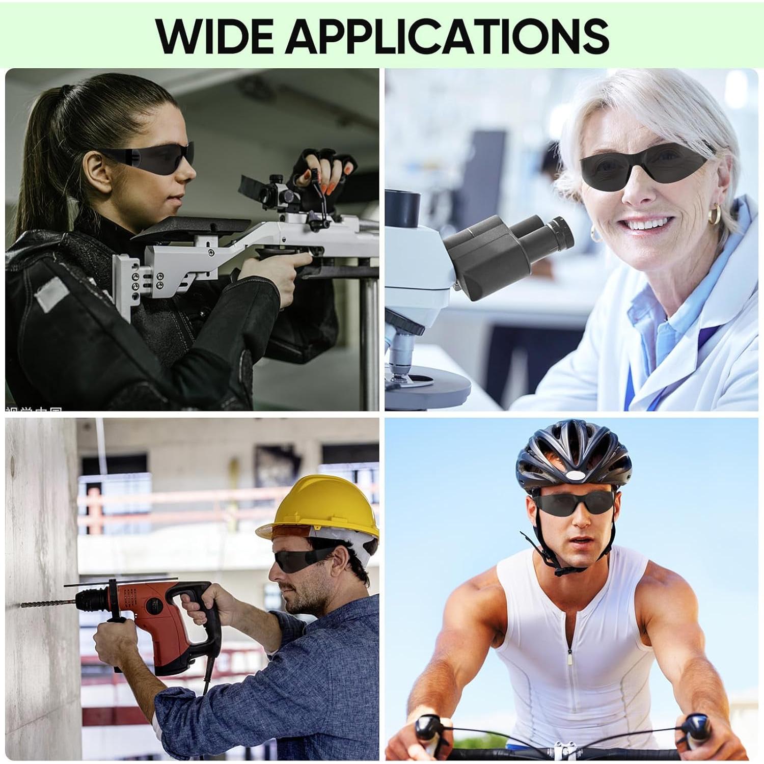 Gafas de Seguridad TICONN Transparentes Resistencia Rayones