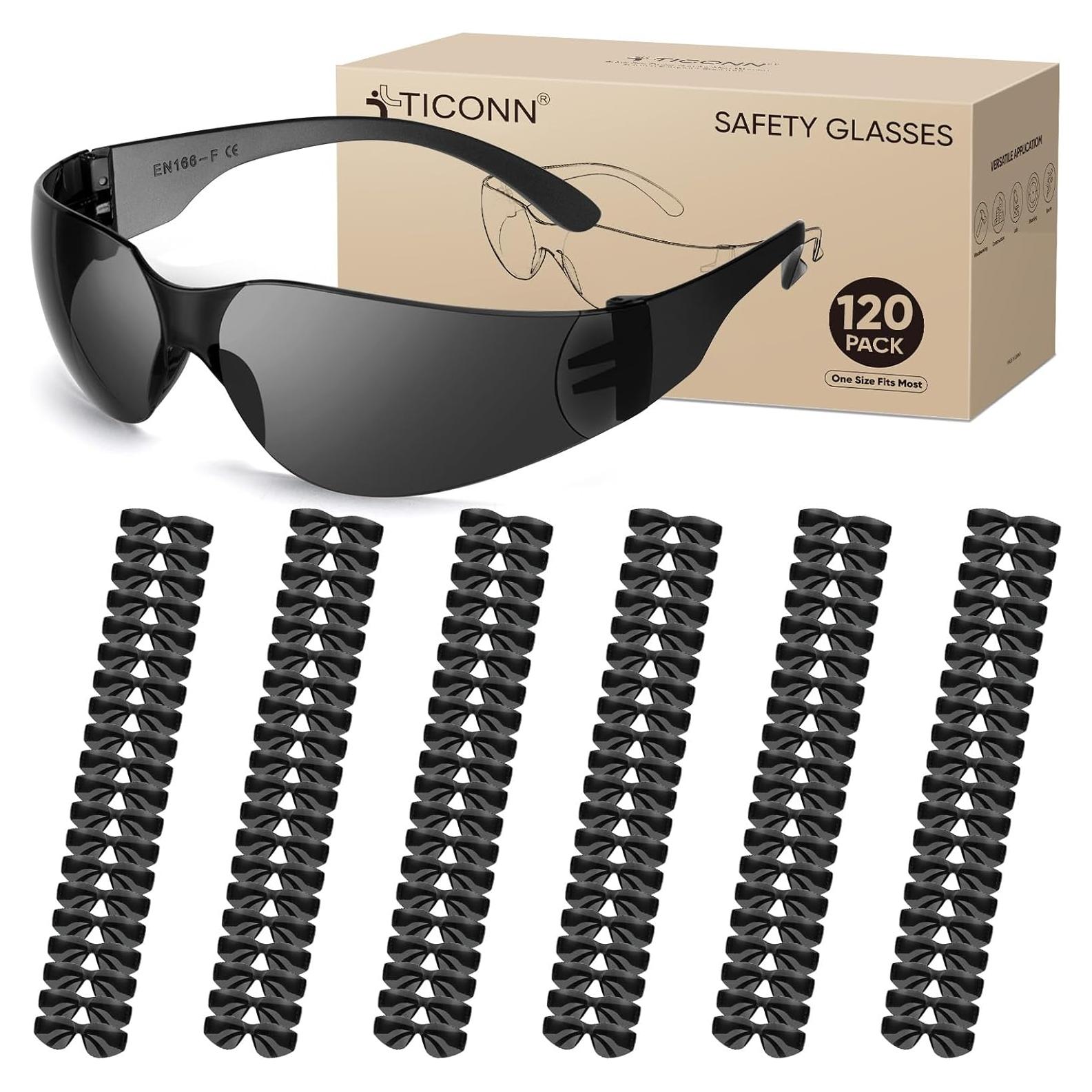 Gafas de Seguridad TICONN Transparentes Resistencia Rayones