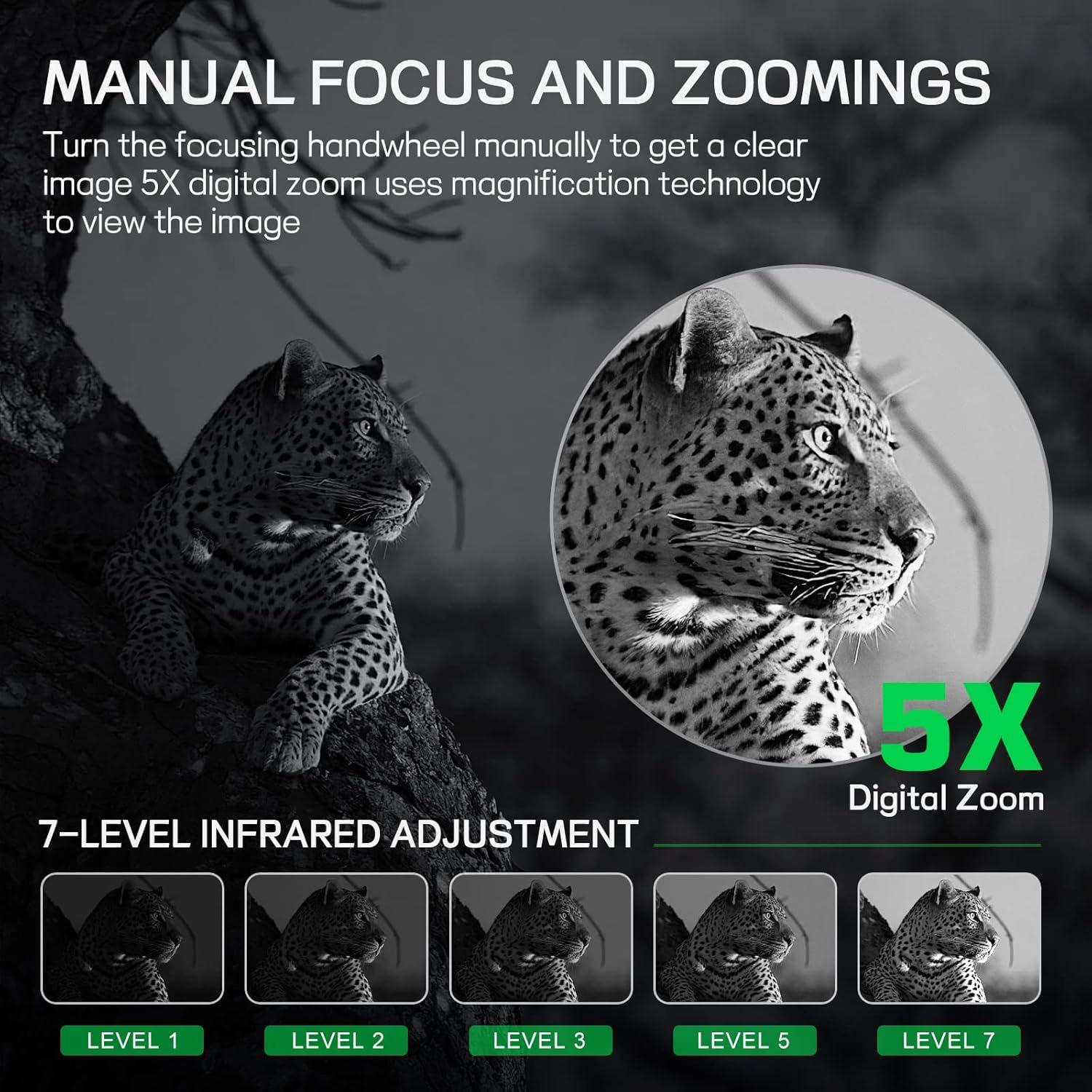 Gafas de Visión Nocturna Anyork 4K Infrarrojas 200m