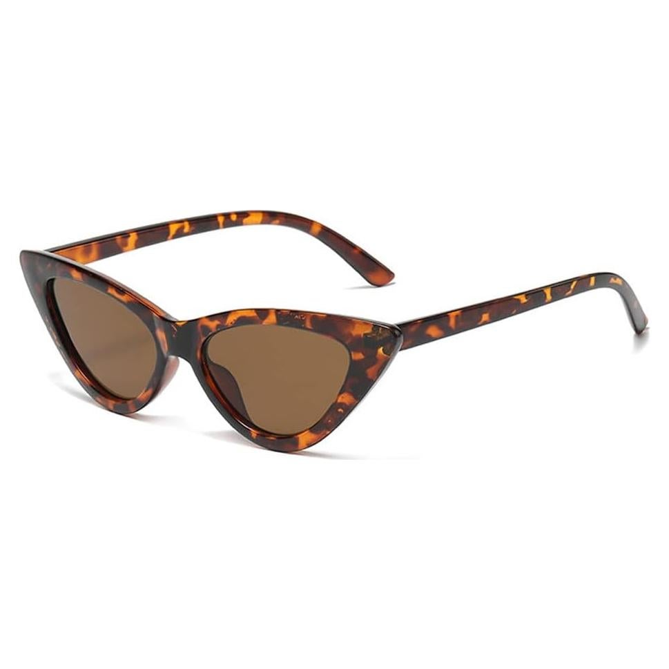 Gafas de Sol Cat Eye Mujeres Leopardo Vintage Plástico