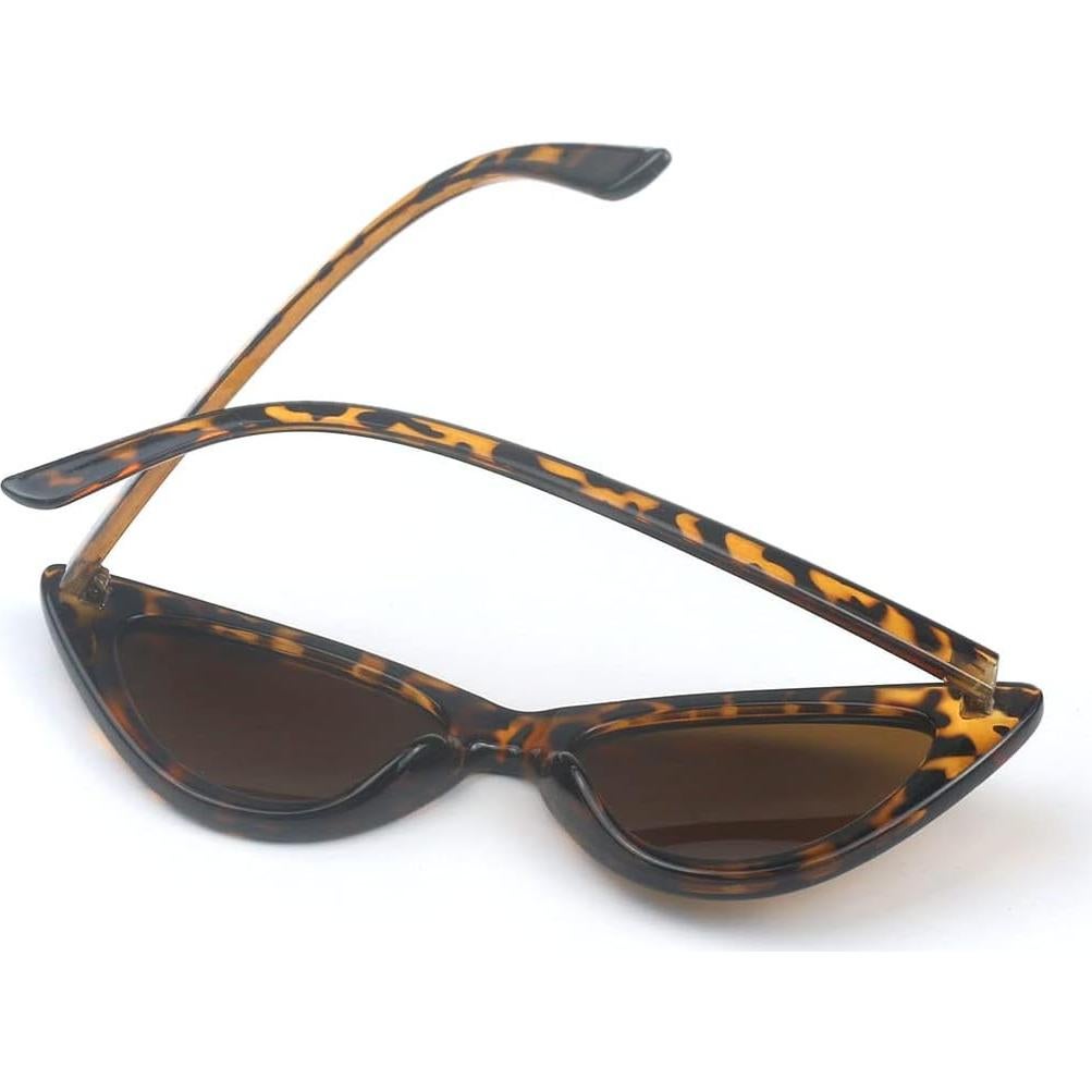 Gafas de Sol Cat Eye Mujeres Leopardo Vintage Plástico
