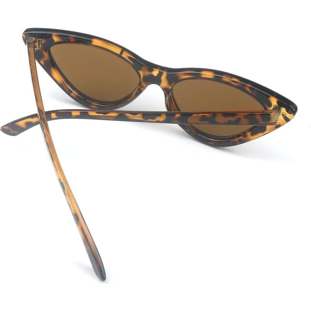 Gafas de Sol Cat Eye Mujeres Leopardo Vintage Plástico