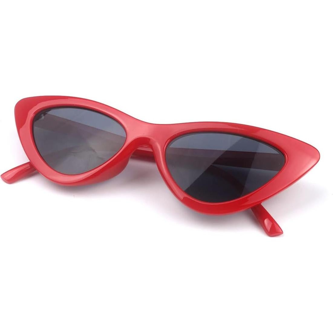 Gafas de Sol Cat Eye Mujeres Vintage Rojo Plástico