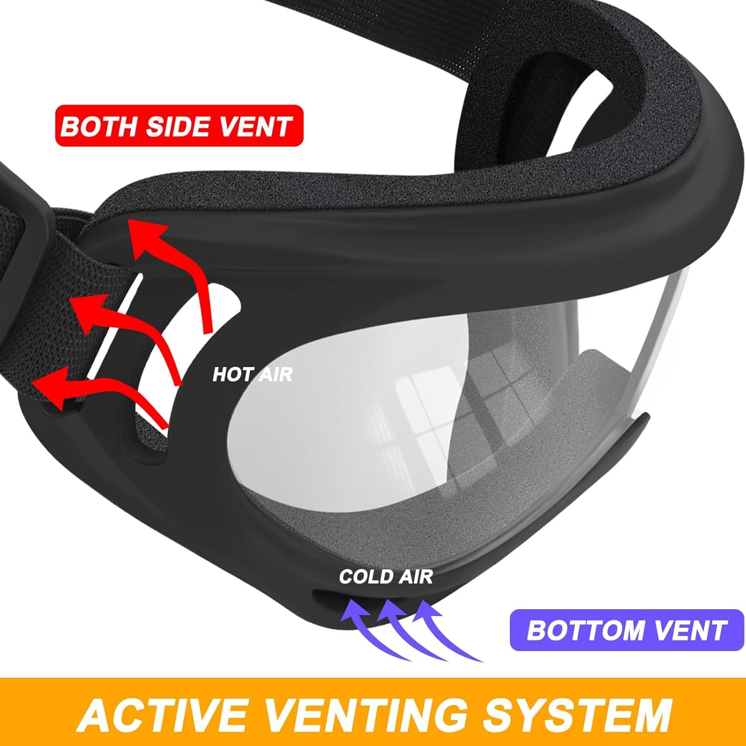 Gafas de Motocicleta OXG 2 Pack + 2 Gaiters UV400