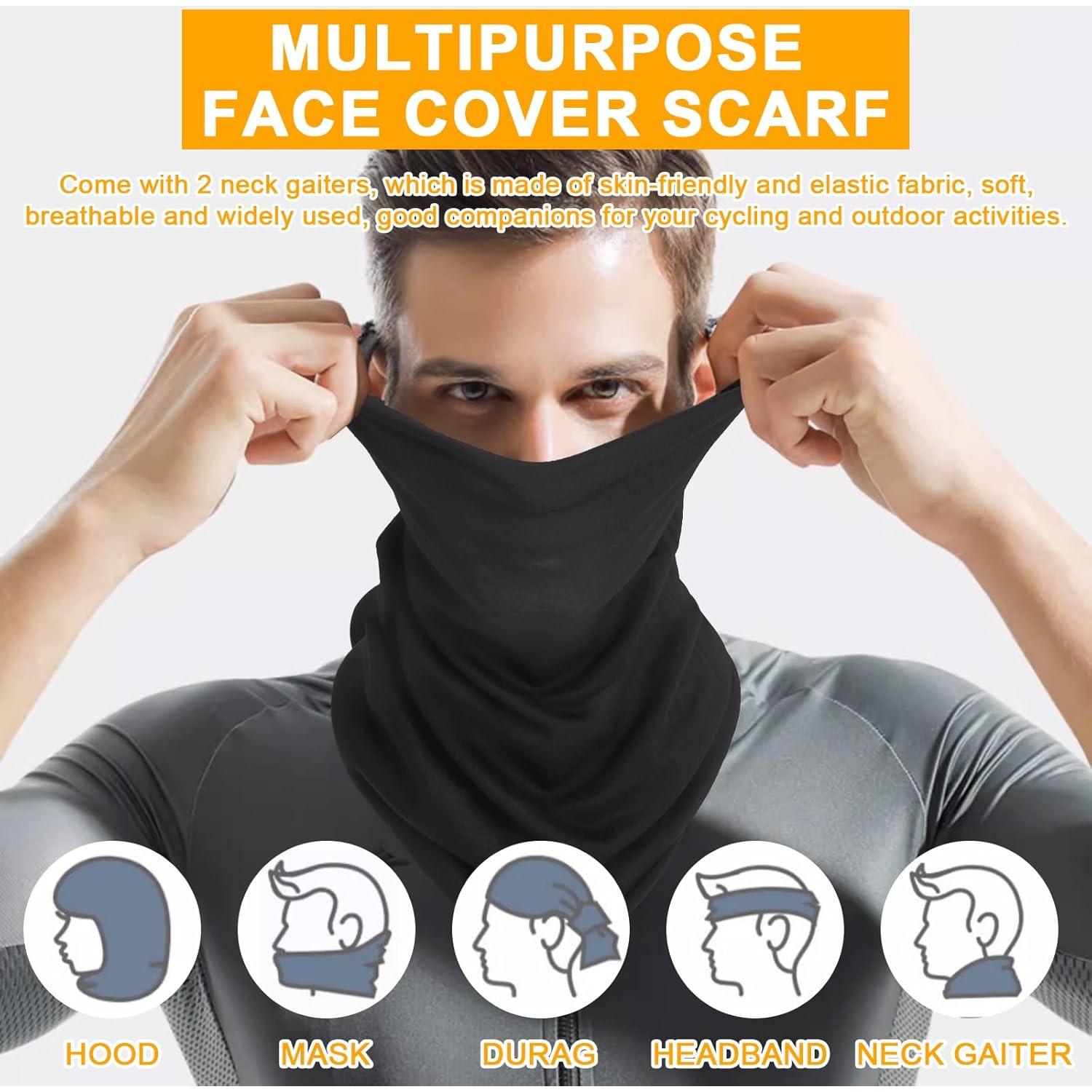 Gafas de Motocicleta OXG 2 Pack + 2 Bufandas UV400