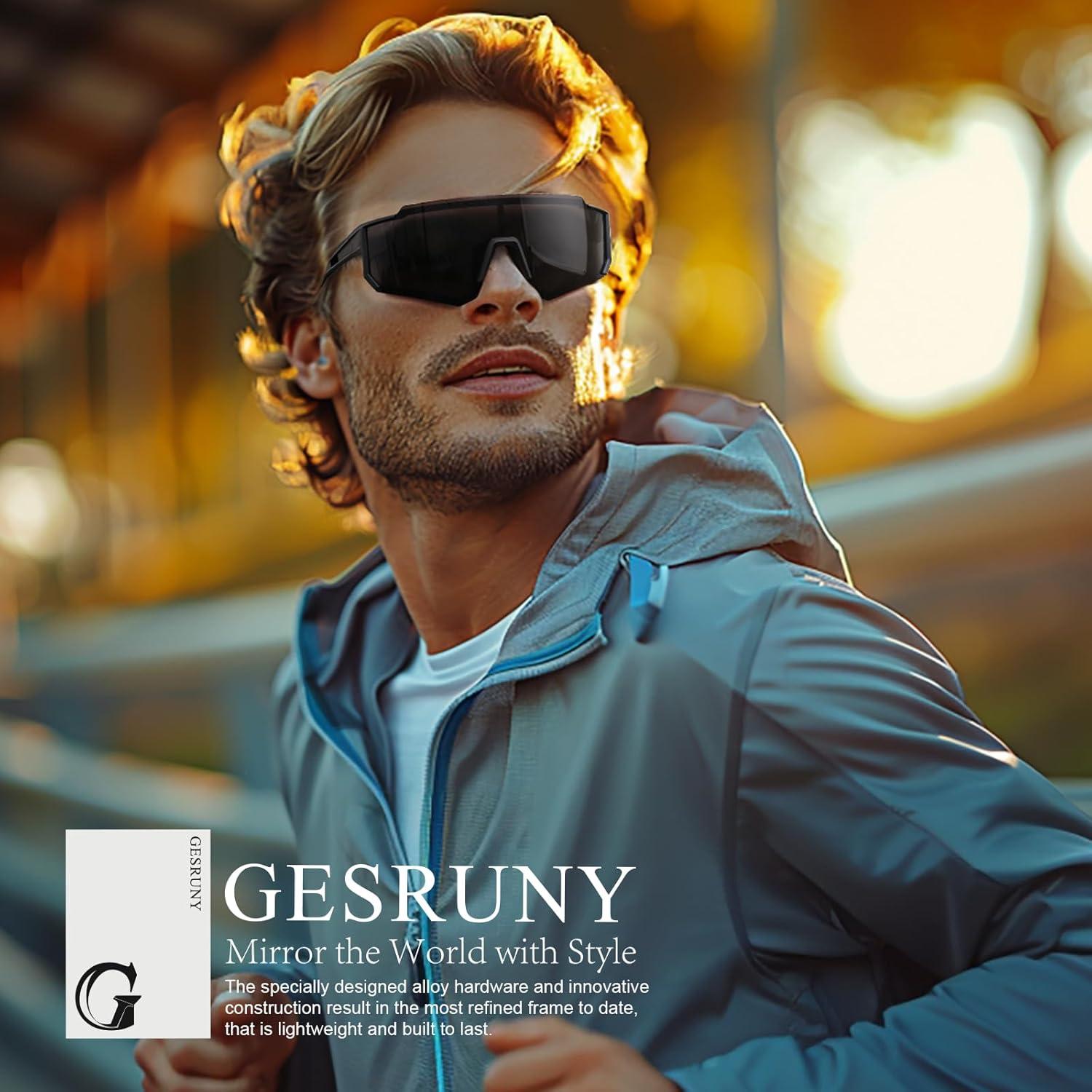 Gafas de sol Gesruny deportivas polarizadas UV400 para ciclismo