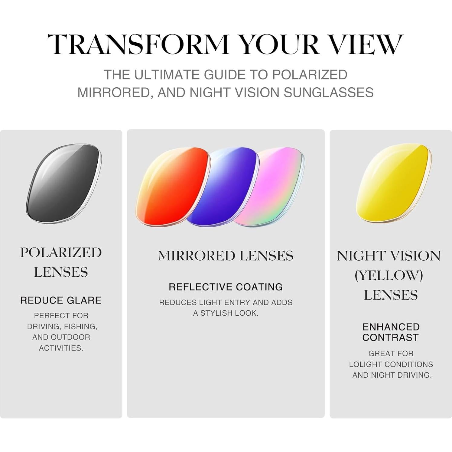 Gafas de sol Gesruny deportivas polarizadas UV400 para ciclismo