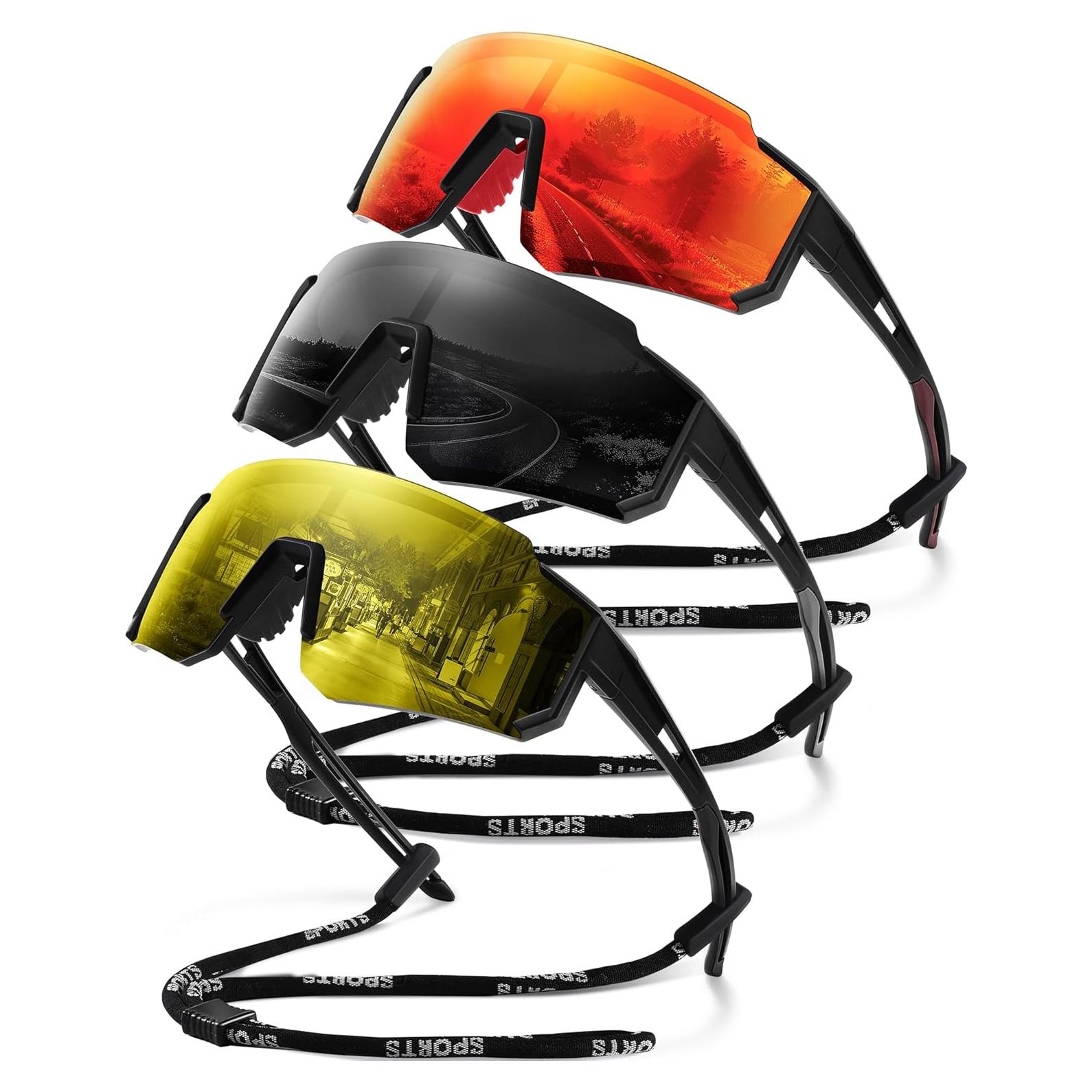 Gafas de sol deportivas Gesruny con lentes polarizados UV400