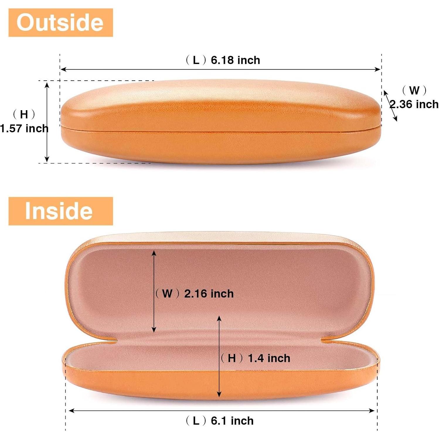 Estuche Duro Marvolia para Gafas de Sol - Naranja