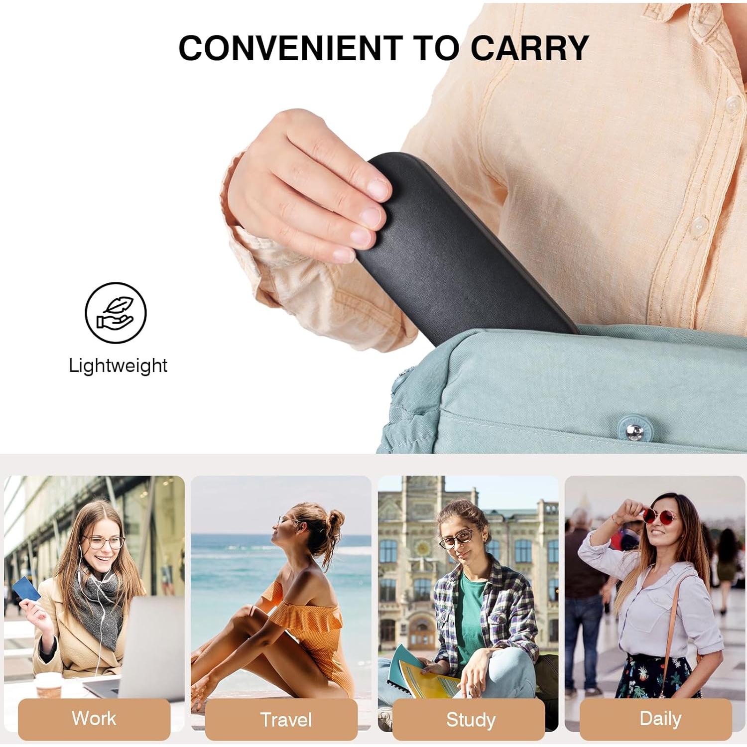 Estuche para gafas Marvolia duro PU - Compacto y ligero