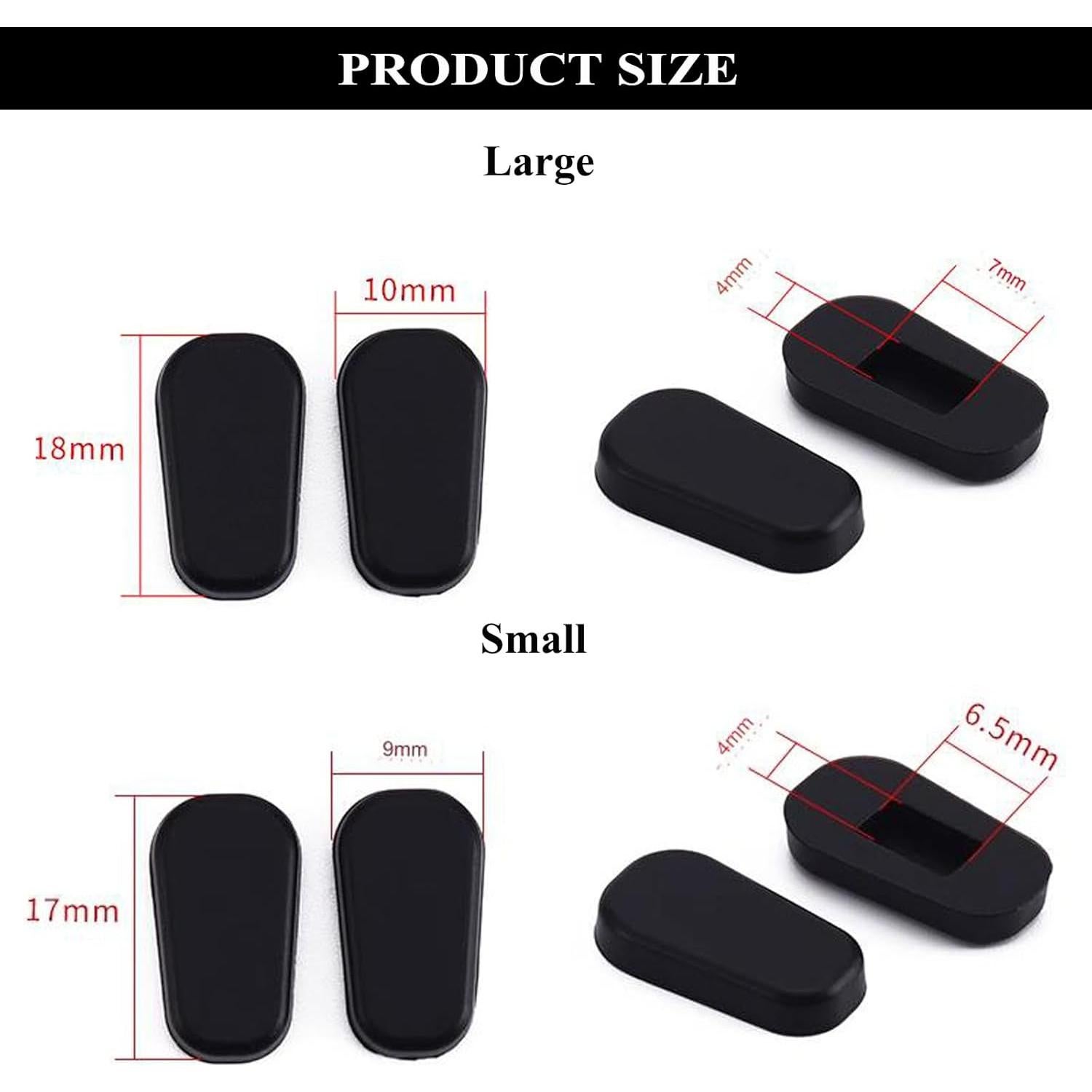 Cubiertas de Silicona Antideslizantes para Gafas KECHIO - 5 Pares