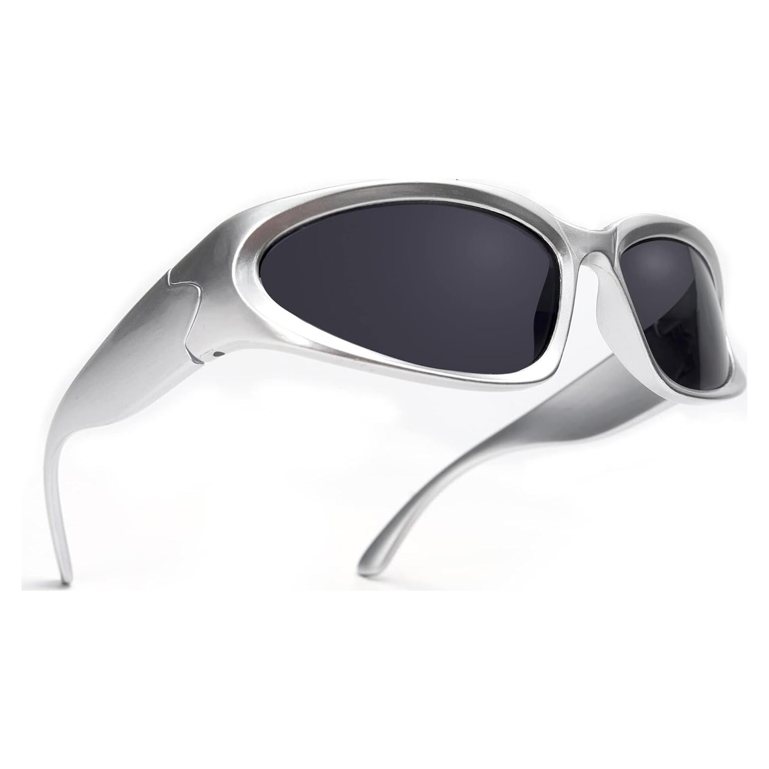 Gafas de sol envolventes GUVIVI con lente negra UV400
