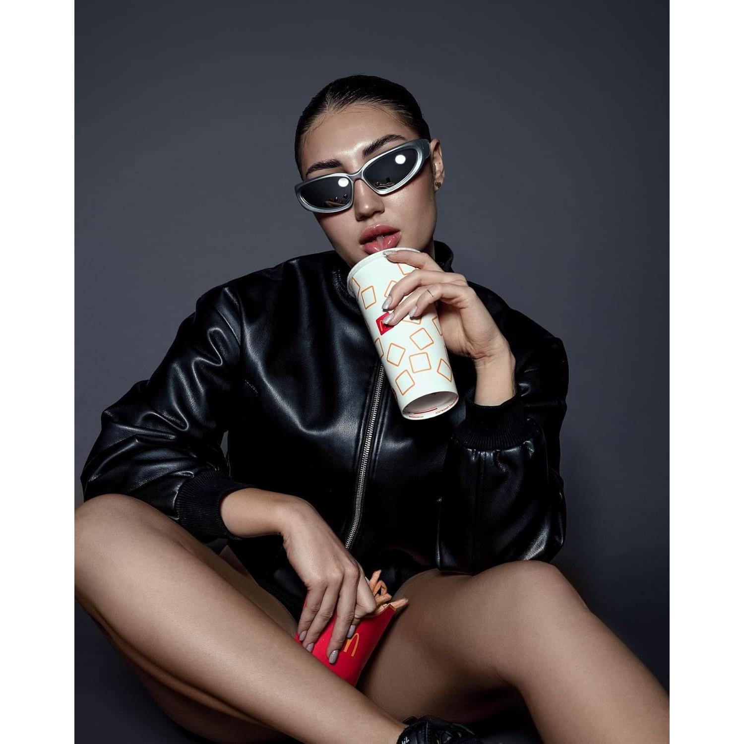 Gafas de sol GUVIVI ovaladas UV 100% para hombres y mujeres