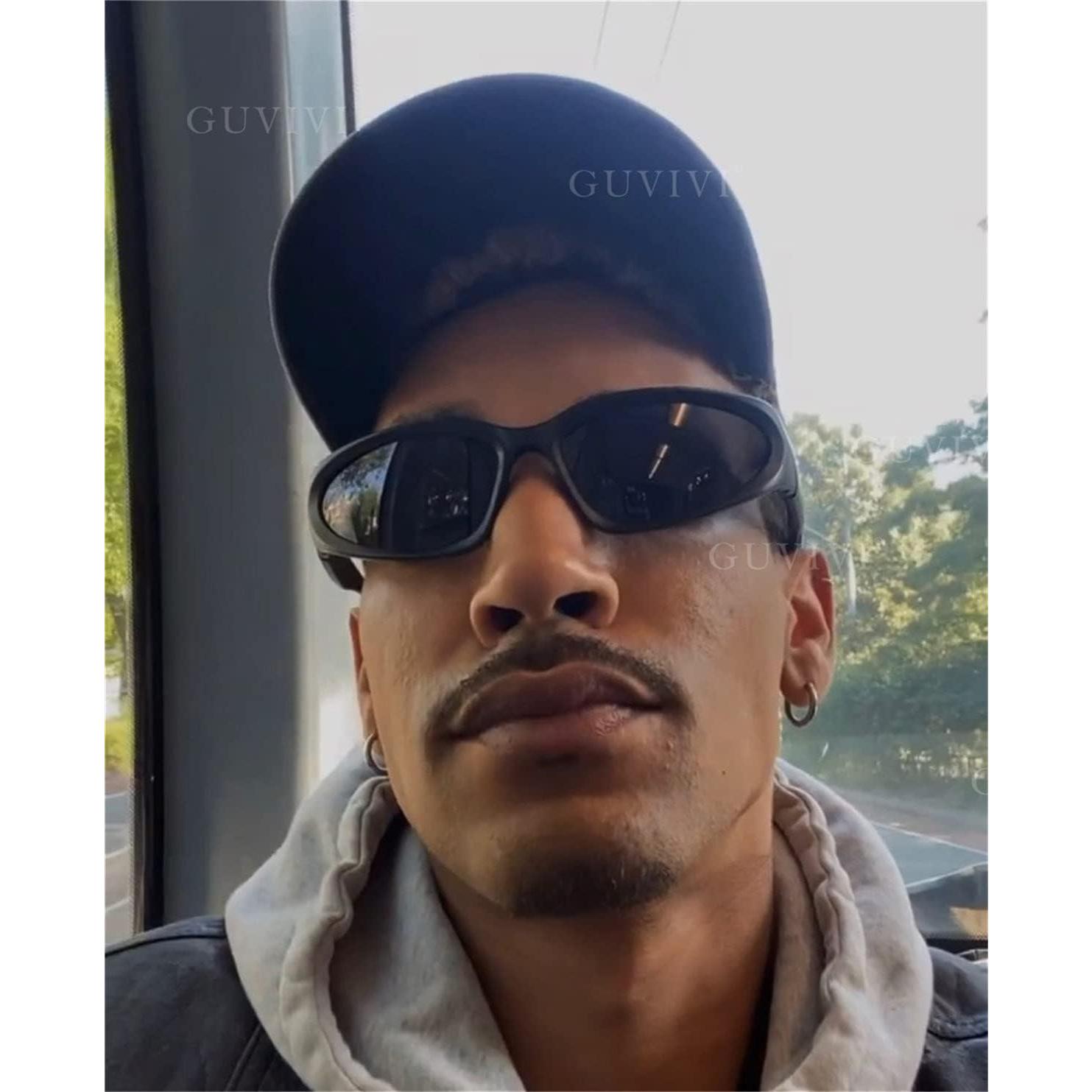 Gafas de sol GUVIVI envolventes UV 100% para hombres y mujeres