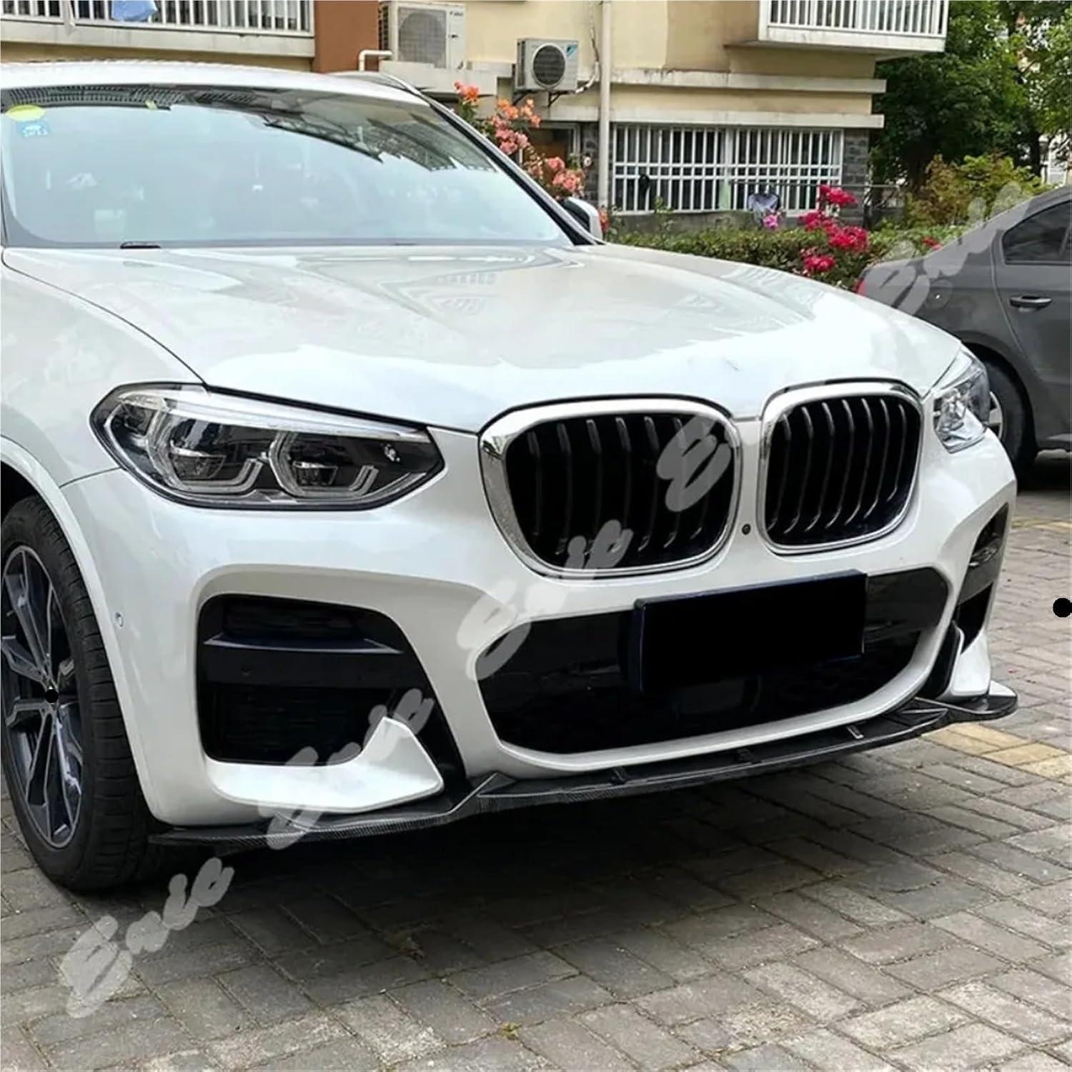 Spoiler Labio Frontal BMW X3 X4 G01 G02 2018-2021 Negro Brillante