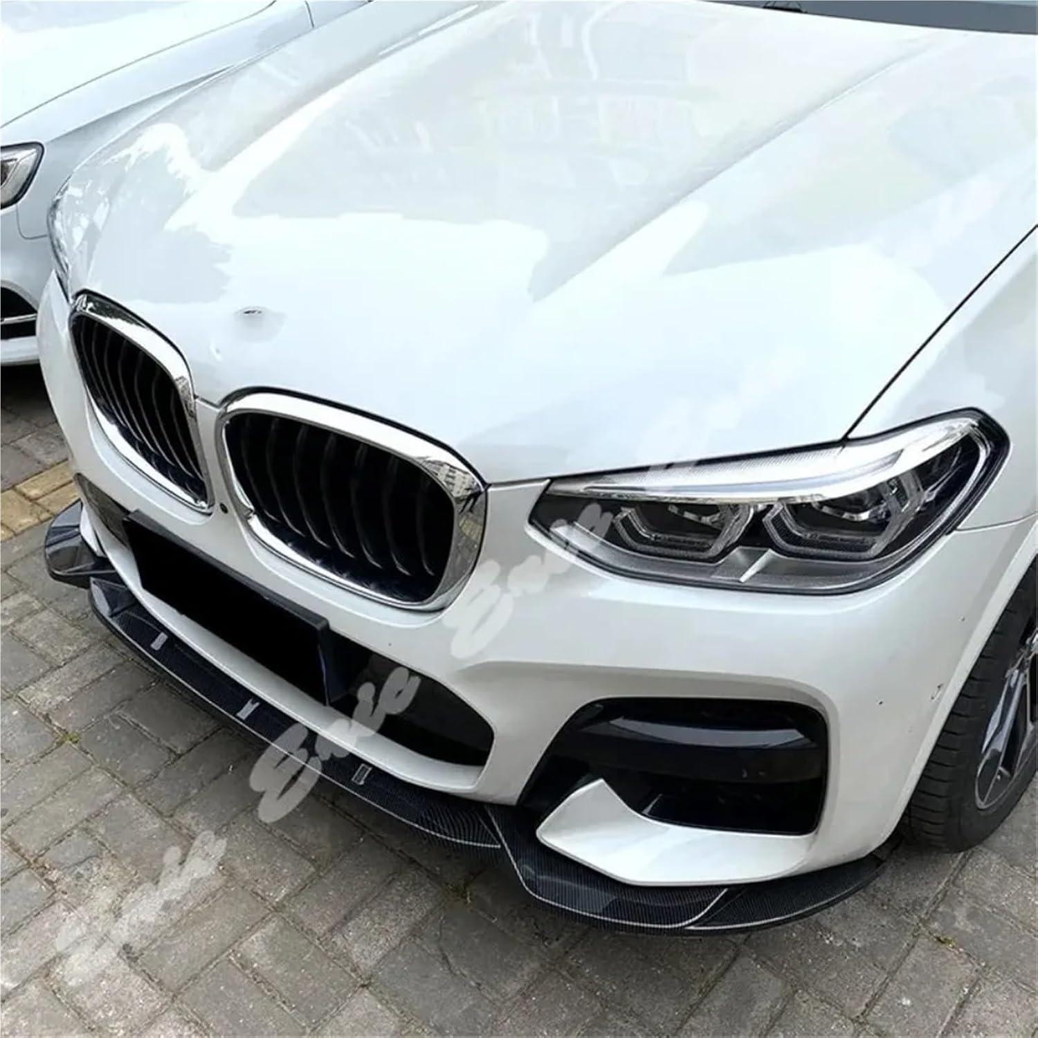 Spoiler Labio Frontal BMW X3 X4 G01 G02 2018-2021 Negro Brillante