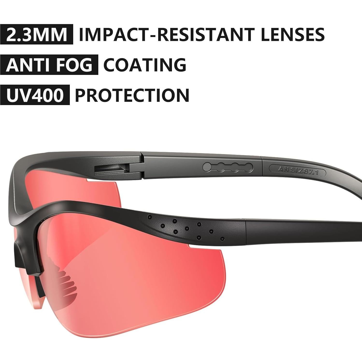 Gafas de Tiro LaneTop Anti Niebla Protección Ocular