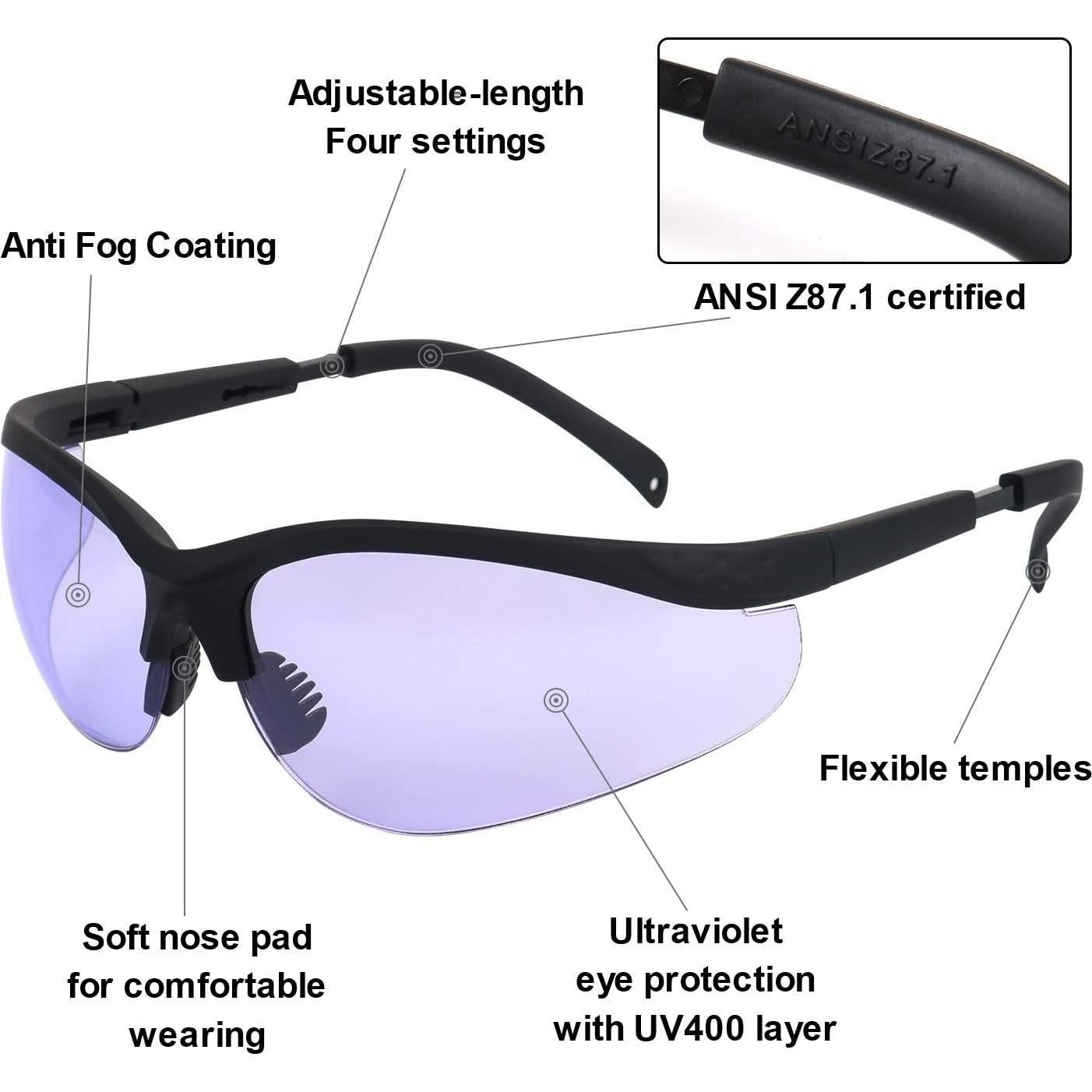 Gafas de Tiro LaneTop Anti Niebla Protección Ocular