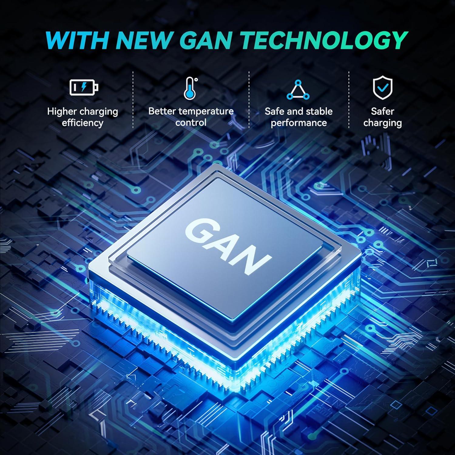 Estación de Carga USB C 8 Puertos 160W - Cargador GaN LS160