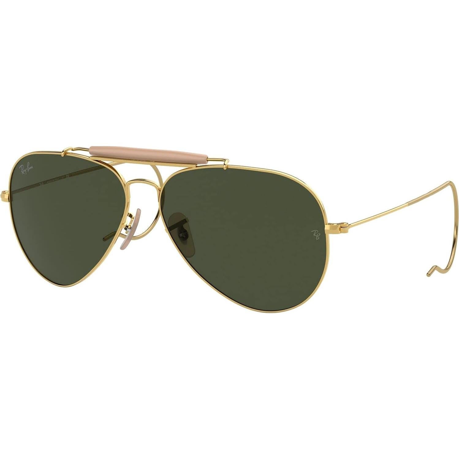 Gafas de Sol Ray-Ban RB3030 Outdoorsman I 58mm Oro Verde