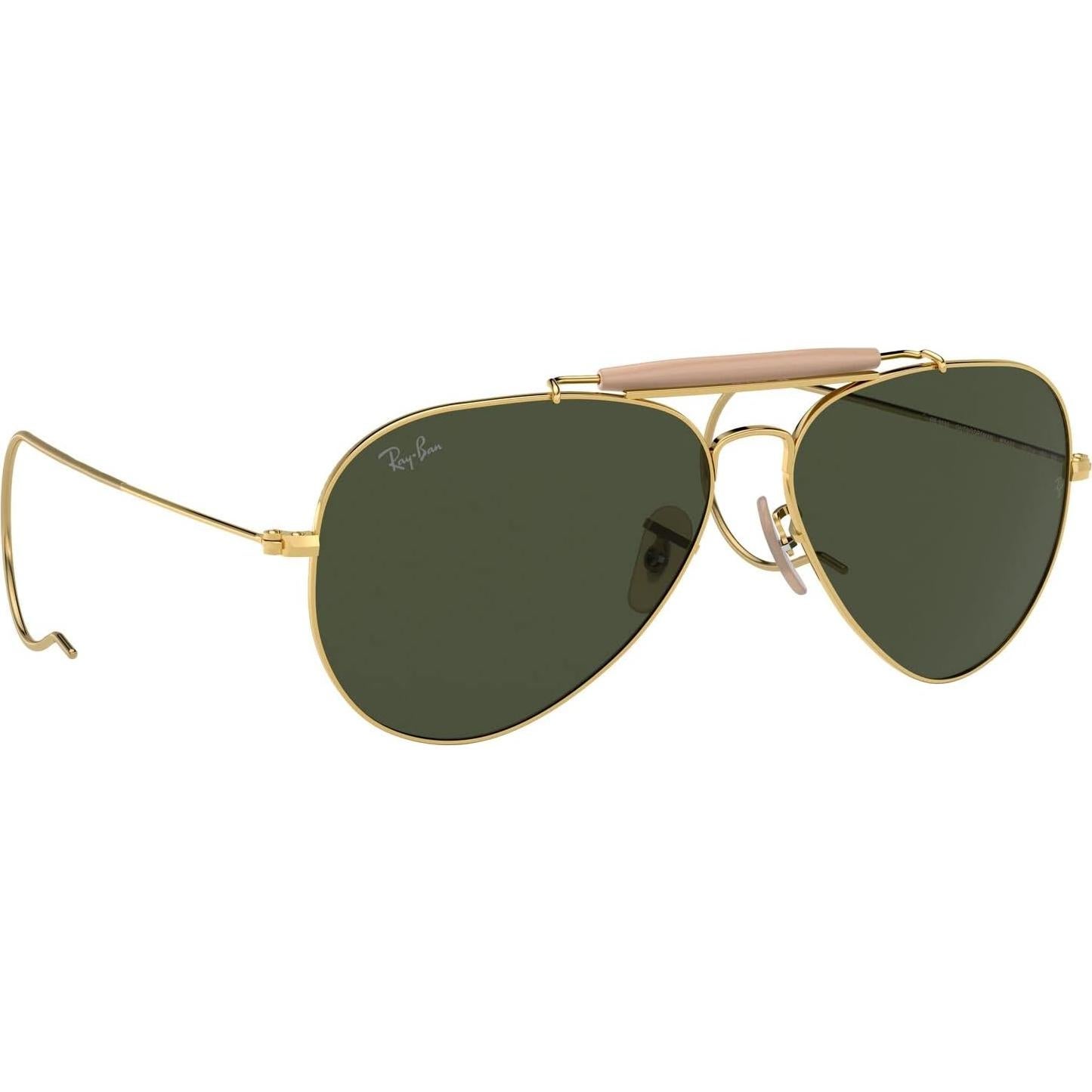 Gafas de Sol Ray-Ban RB3030 Outdoorsman I 58mm Oro Verde