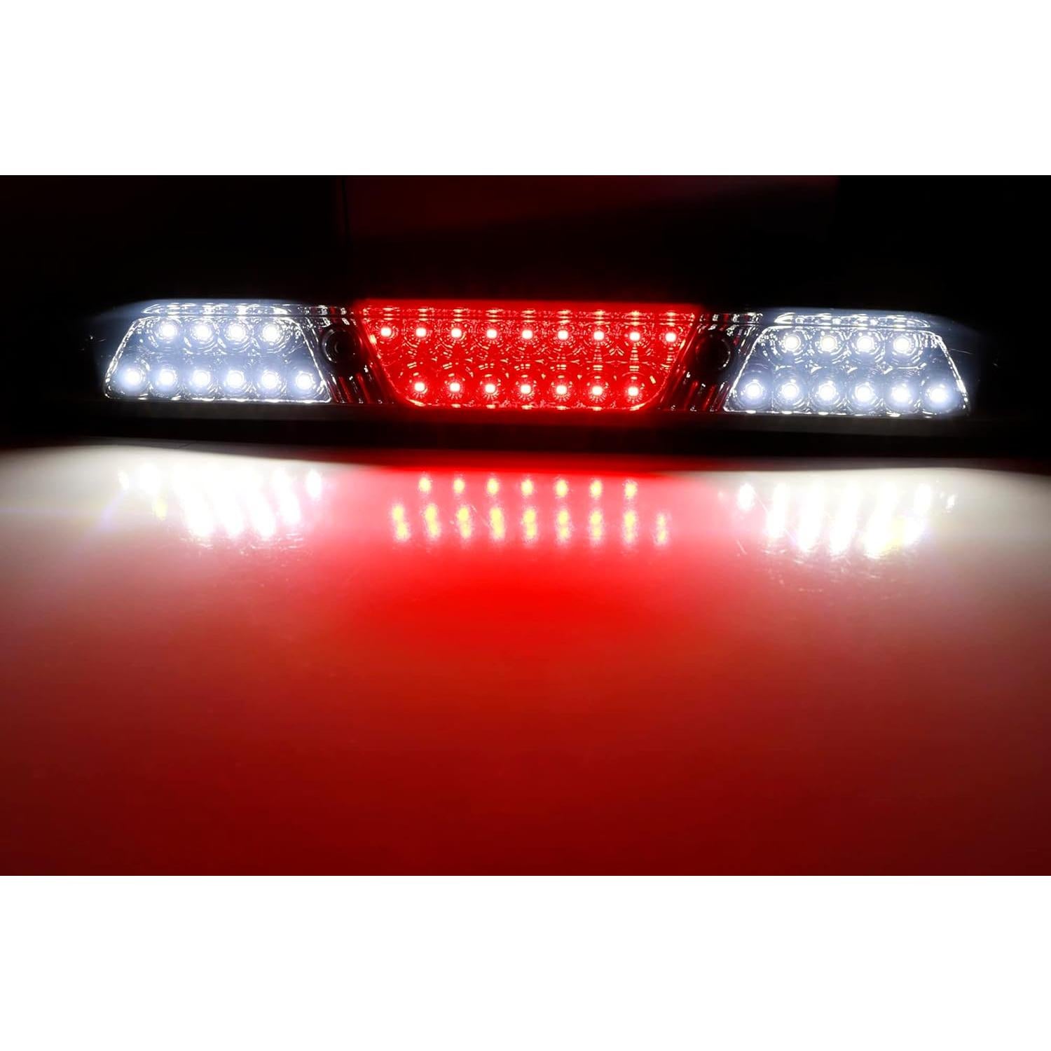 Luz de Freno Tercera LED iJDMTOY Ahumada Cromada para Ford