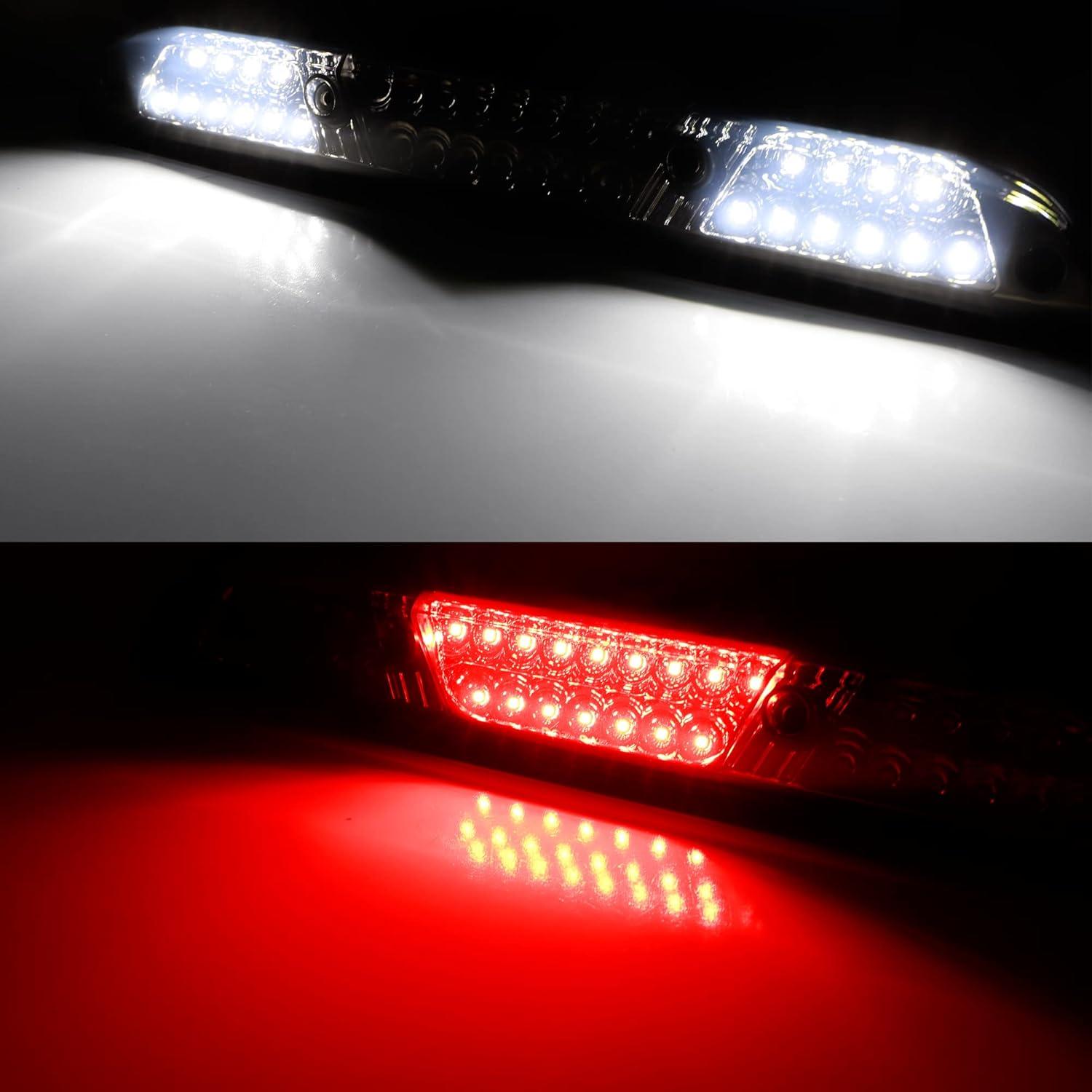 Luz de Freno Tercera LED iJDMTOY Ahumada Cromada para Ford