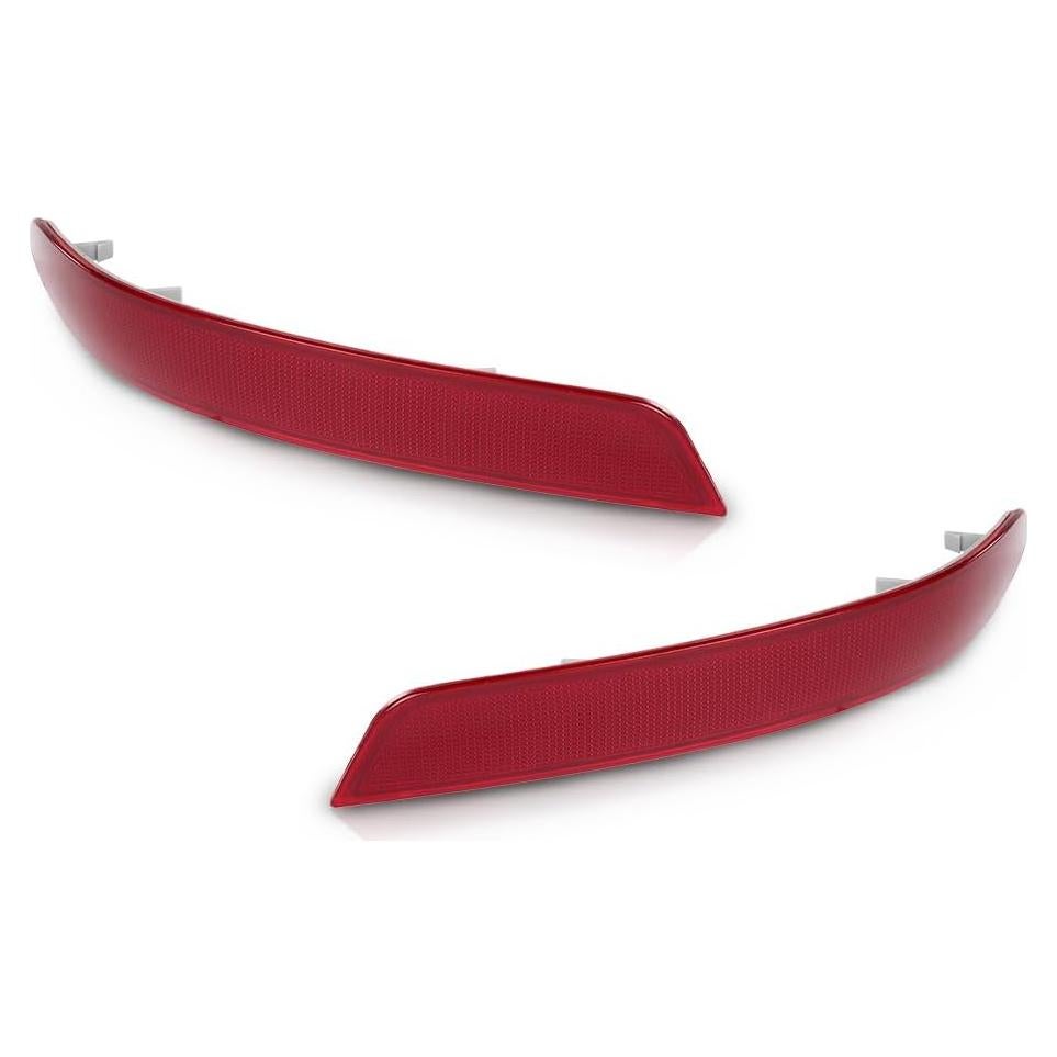 Reflectores Parachoques Trasero PIT66 Rojo para Benz GL-Class 2010-2012