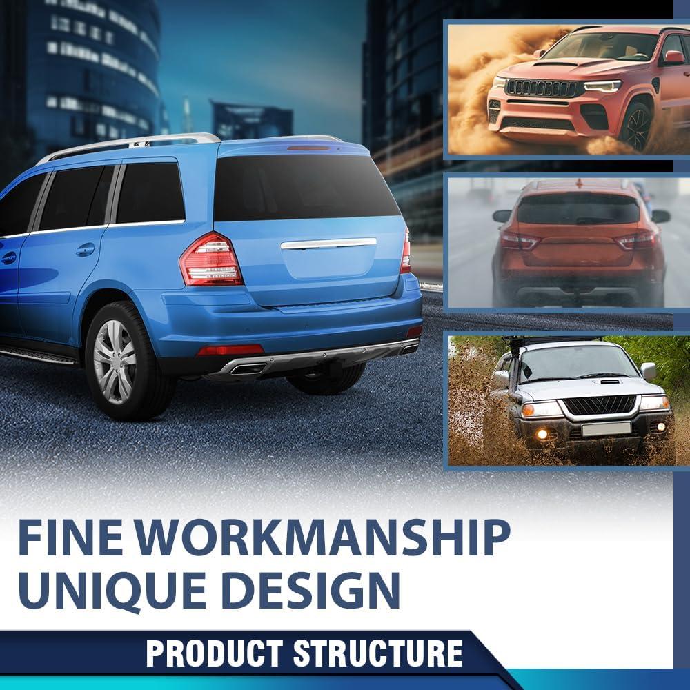 Reflectores Parachoques Trasero PIT66 Rojo para Benz GL-Class 2010-2012