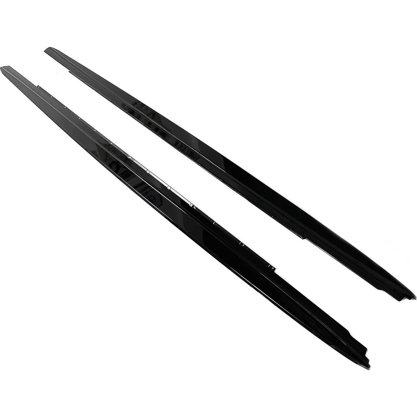 Faldones Laterales Compatibles PSLG G30 G31 F90 M5 Negro Brillante