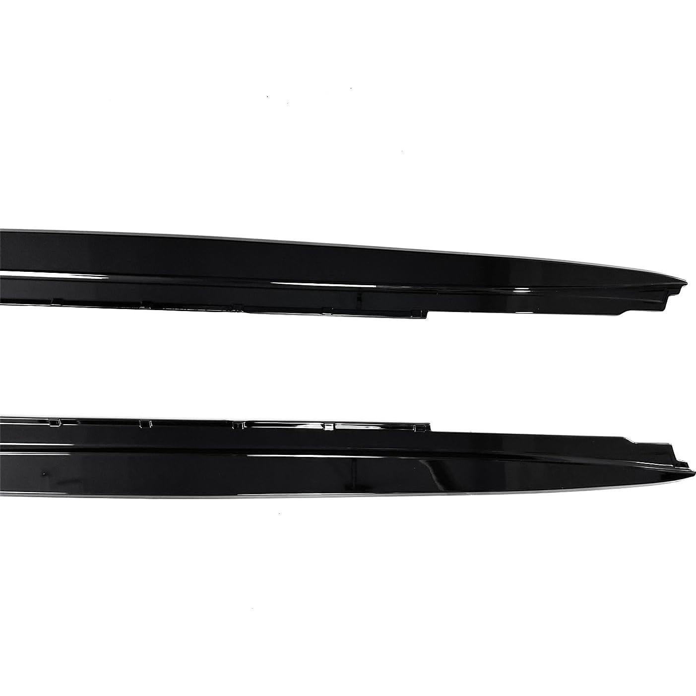 Faldones Laterales Compatibles PSLG G30 G31 F90 M5 Negro Brillante