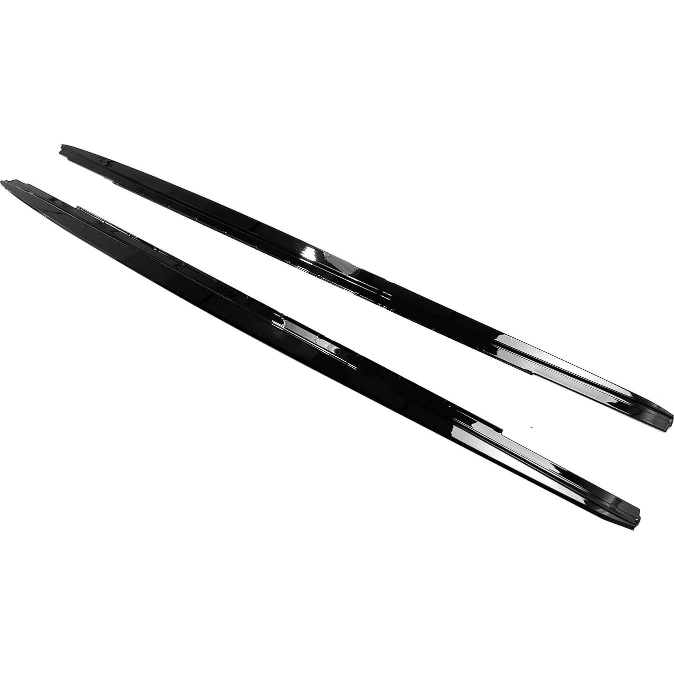 Faldones Laterales Compatibles PSLG G30 G31 F90 M5 Negro Brillante