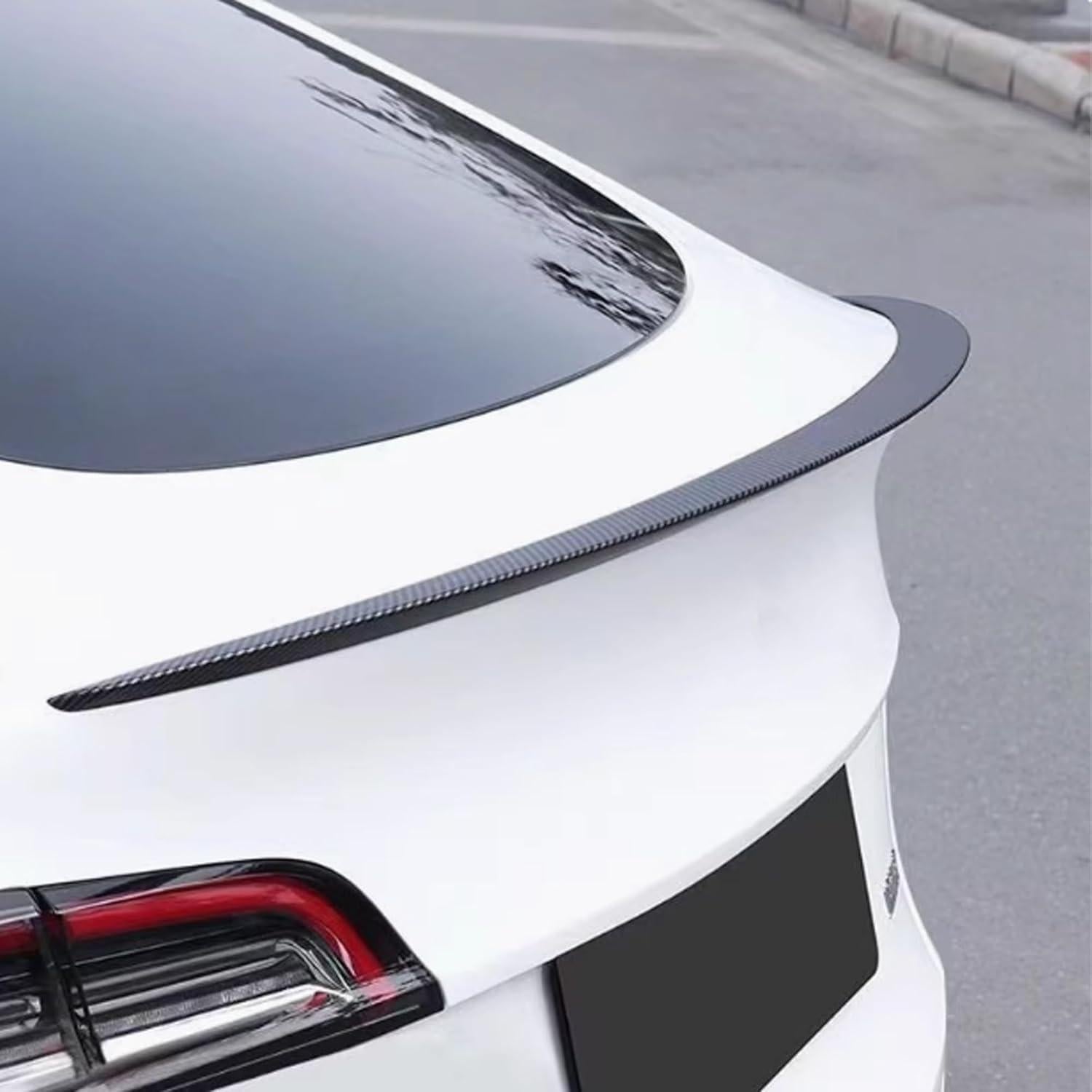 Spoiler Trasero para Tesla Model Y 2020-2024 Fibra de Carbono