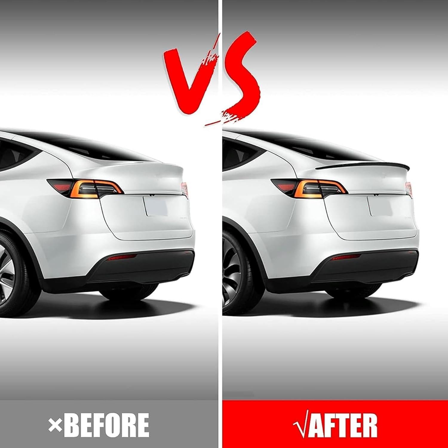 Spoiler Trasero para Tesla Model Y 2020-2024 Fibra de Carbono