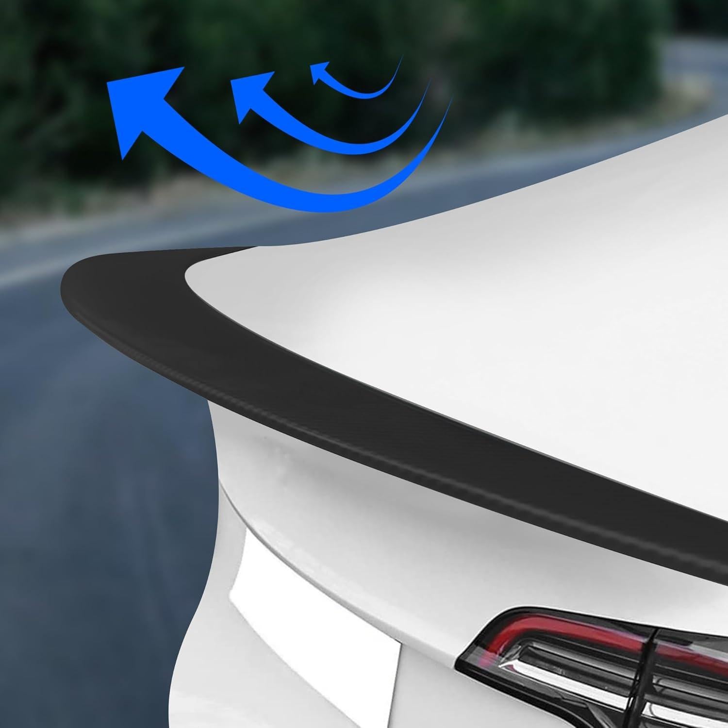 Spoiler Trasero para Tesla Model Y 2020-2024 Fibra de Carbono