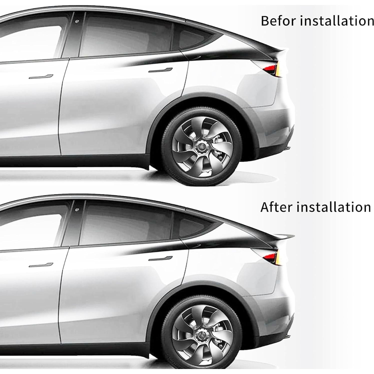 Spoiler Trasero para Tesla Model 3 2016-2023 TOPABYTE Carbono