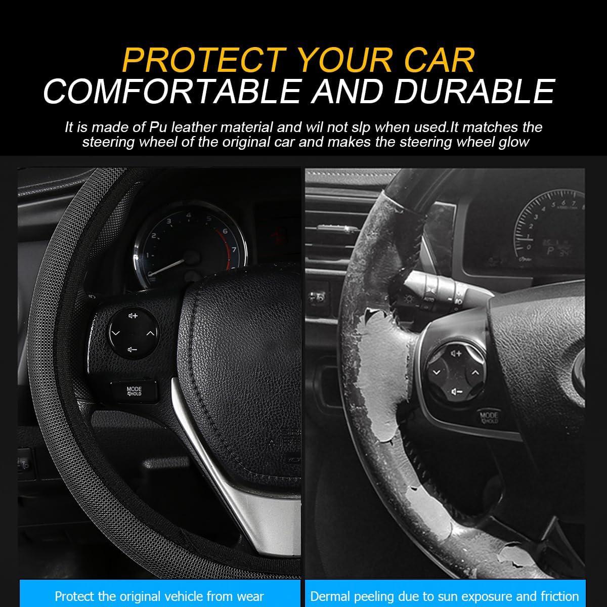 Funda de Volante Bittwee Universal 38.5 cm Antideslizante Negra