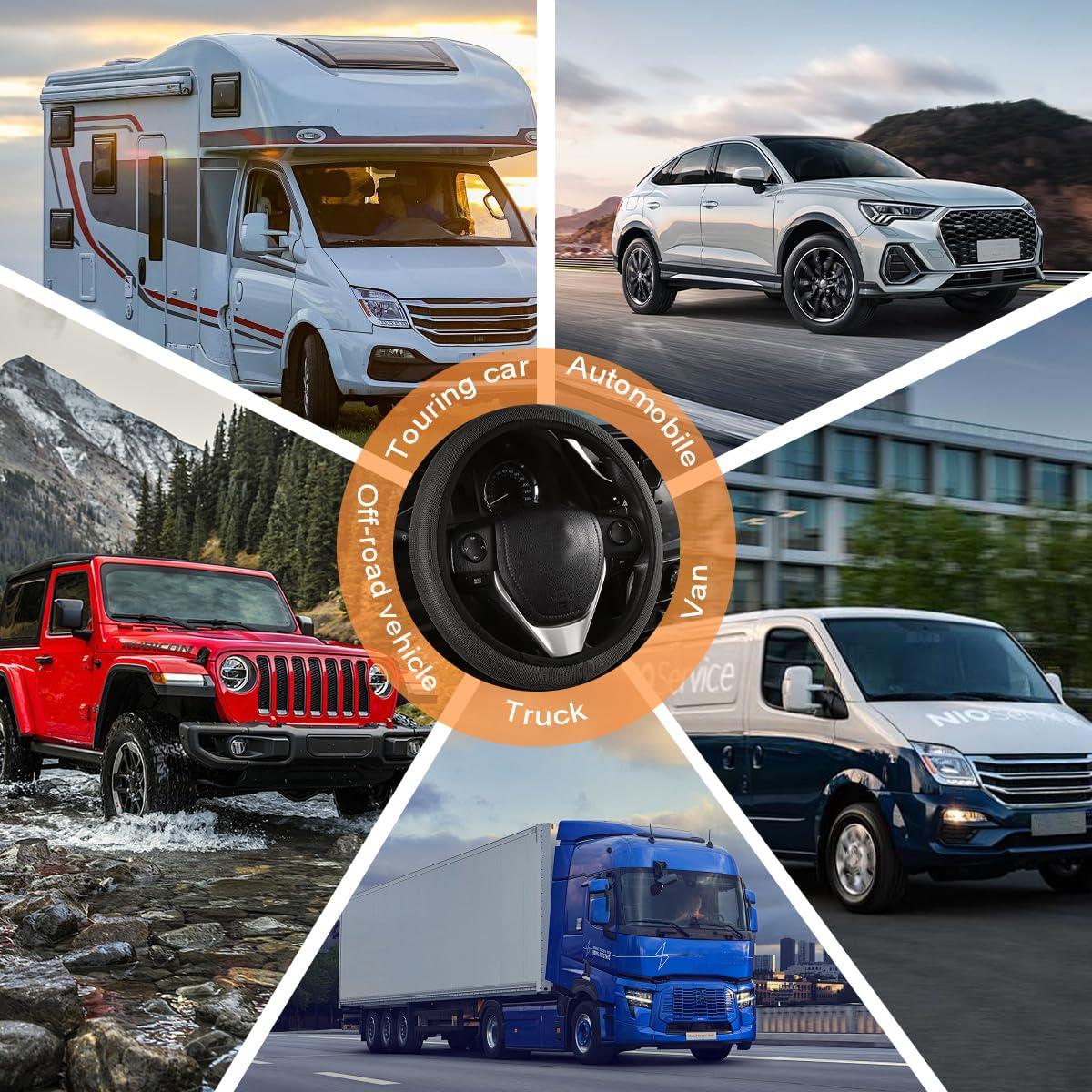 Funda de Volante Bittwee Universal 38.5 cm Antideslizante Negra