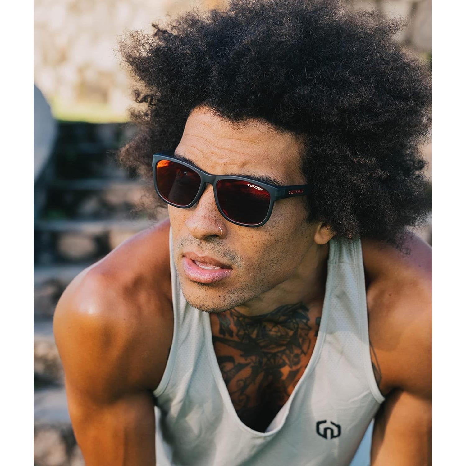 Gafas de sol Tifosi Optics XL Ahumado con espejo rojo