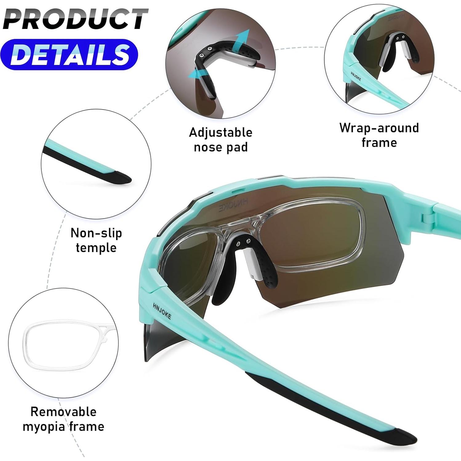 Gafas de Sol Deportivas Polarizadas UV400 para Ciclismo