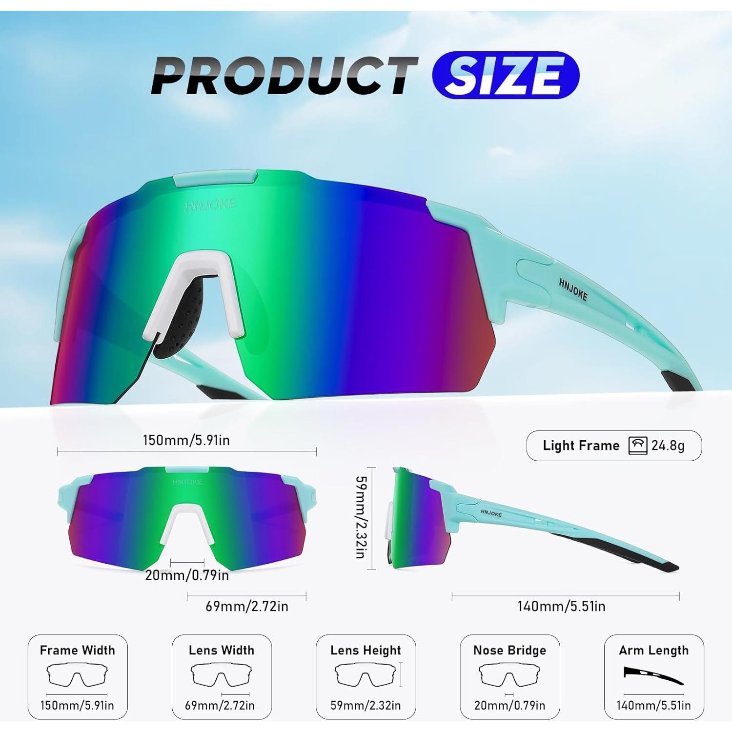 Gafas de Sol Deportivas Polarizadas UV400 para Ciclismo