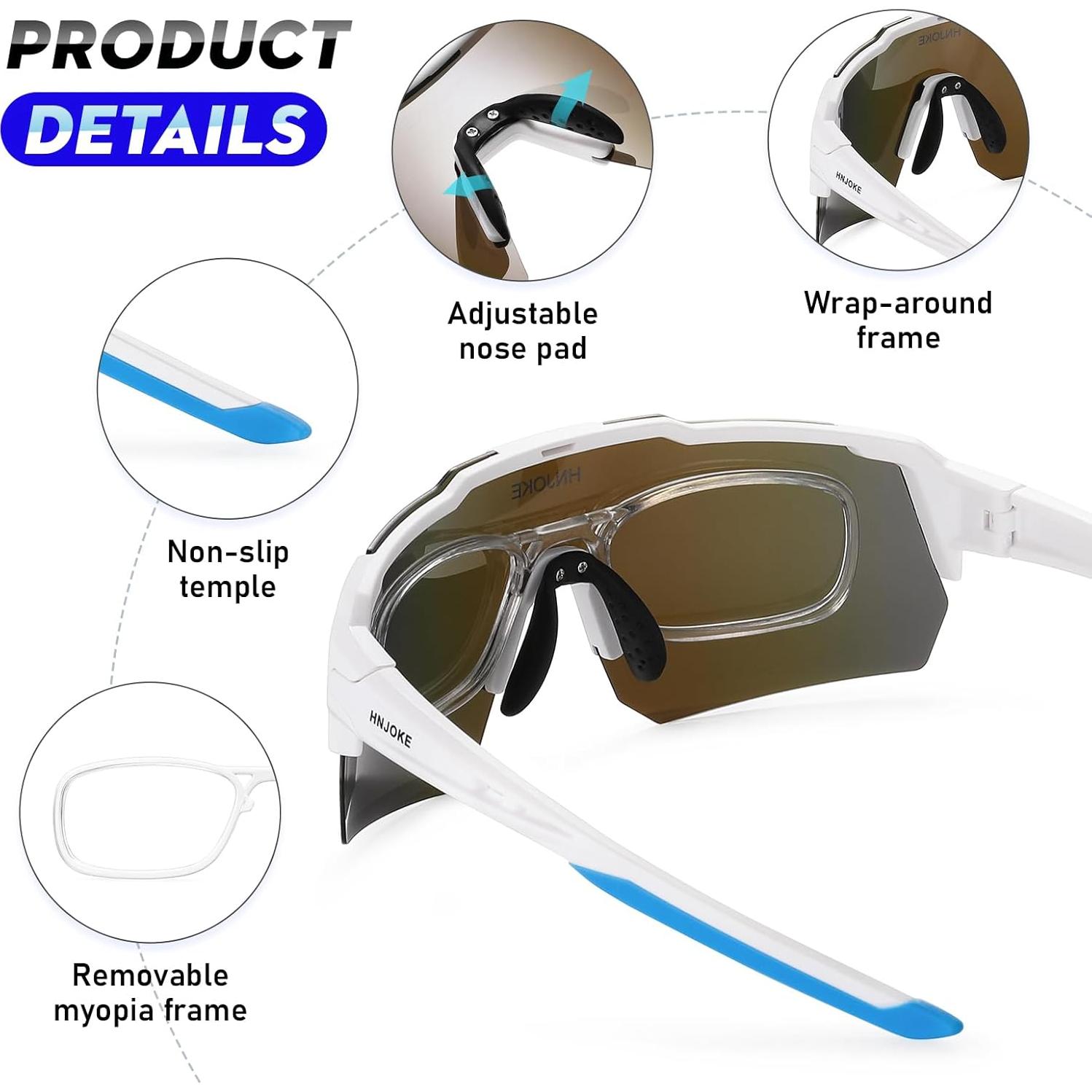 Gafas de sol deportivas UV400 Polarizadas para ciclismo