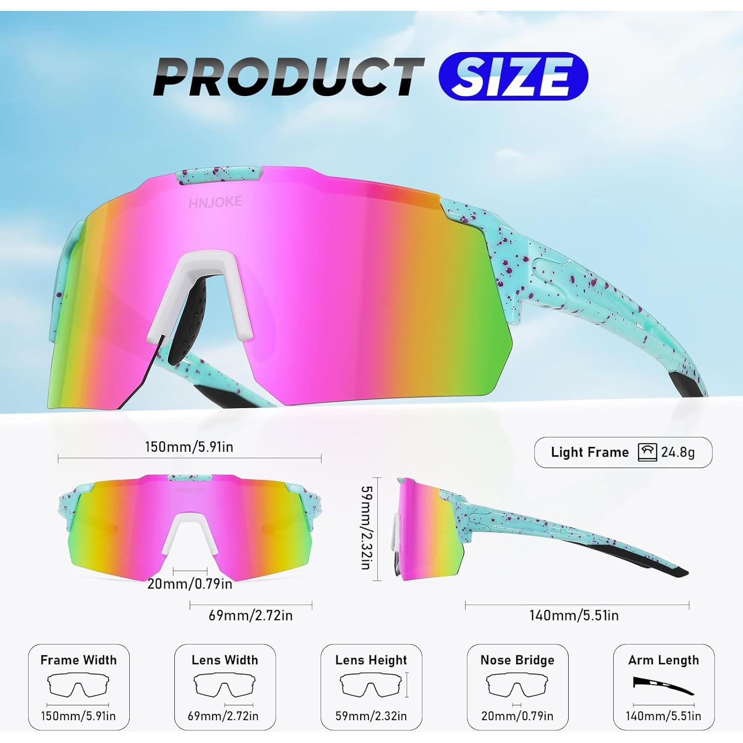 Gafas de sol deportivas UV400 Polarizadas para Ciclismo