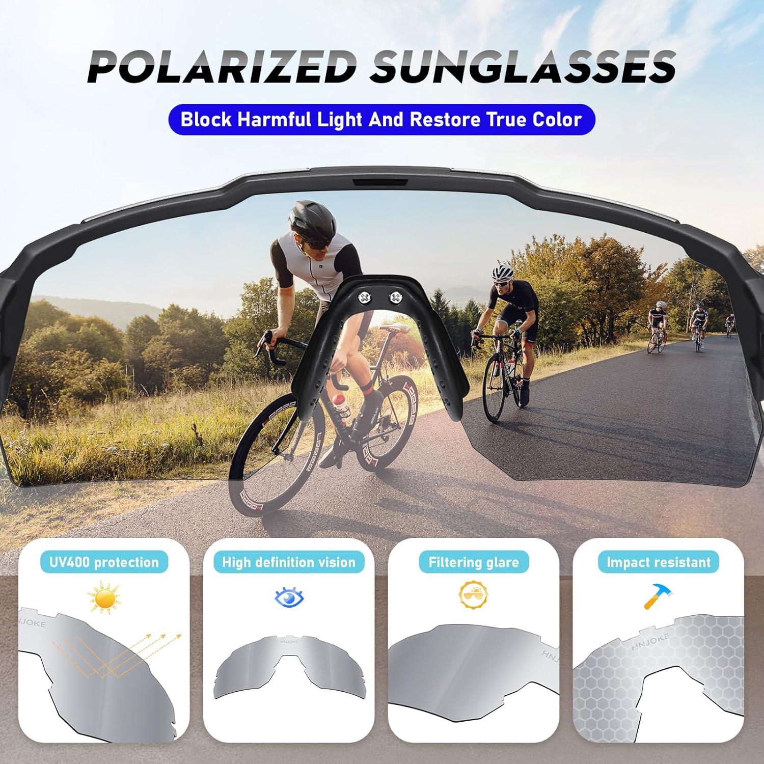 Gafas de sol deportivas UV400 Polarizadas para ciclismo