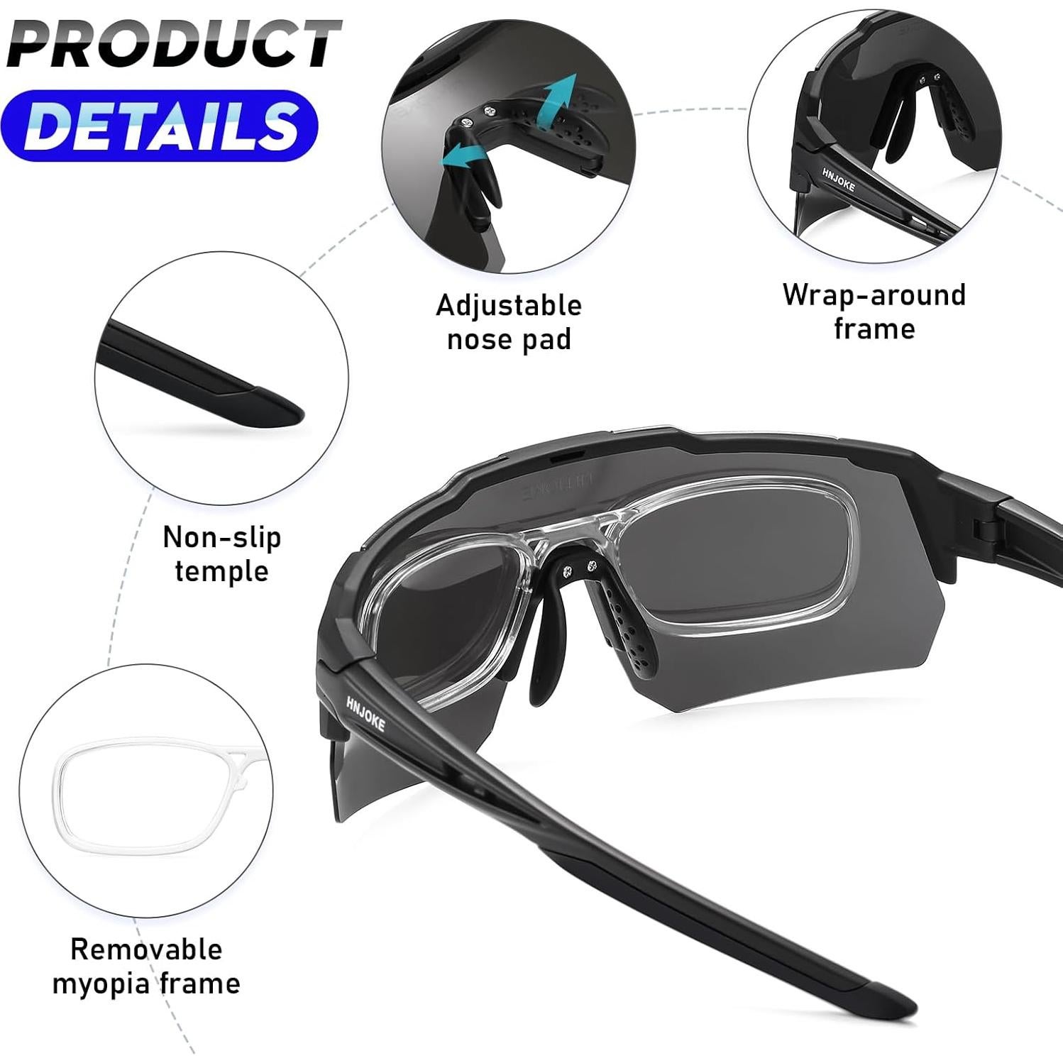 Gafas de sol deportivas UV400 Polarizadas para ciclismo