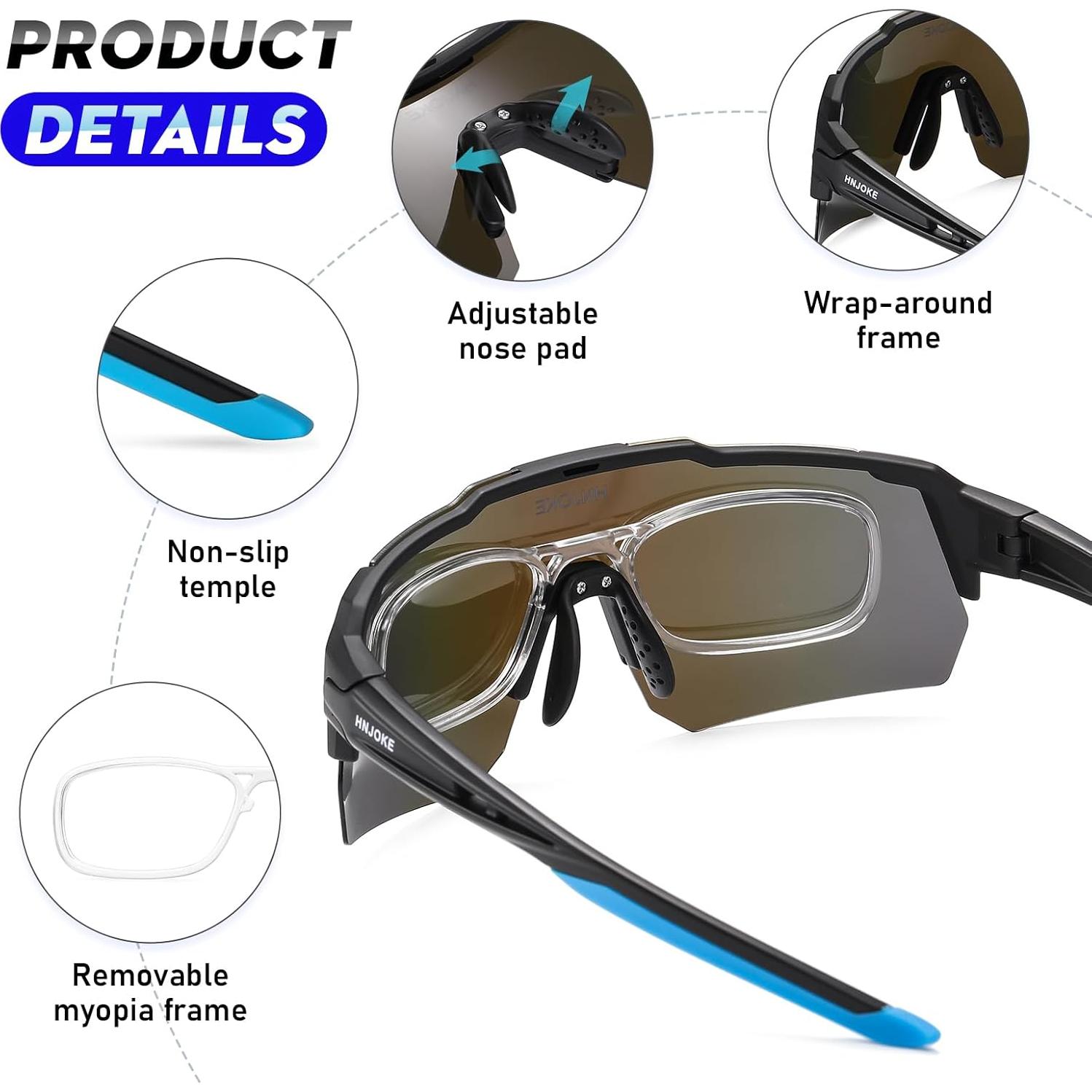 Gafas de sol deportivas Polarizadas UV400 para ciclismo